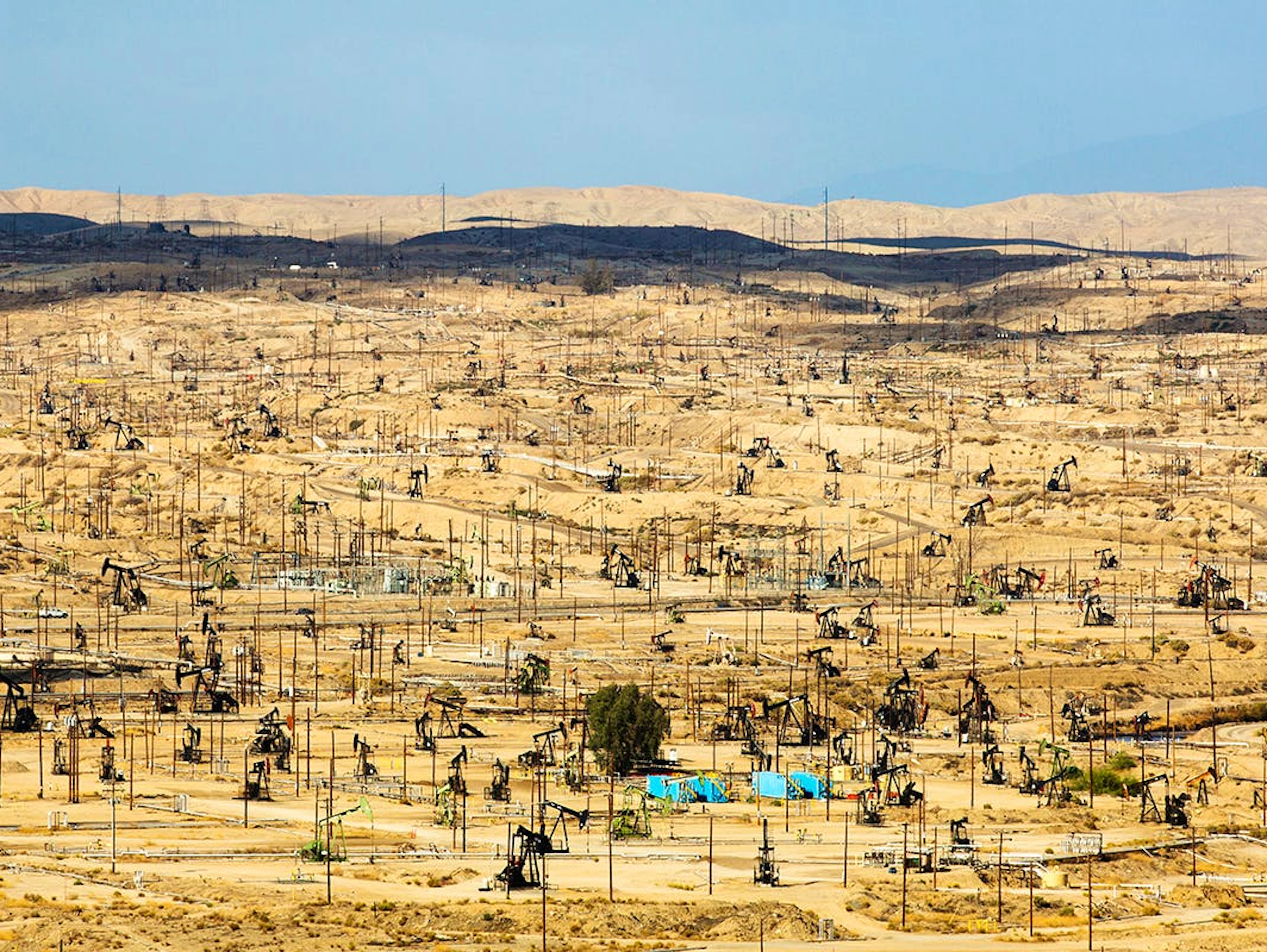 Ein Ölvorkommen wird 2014 in Kalifornien intensiv&nbsp;geschröpft.