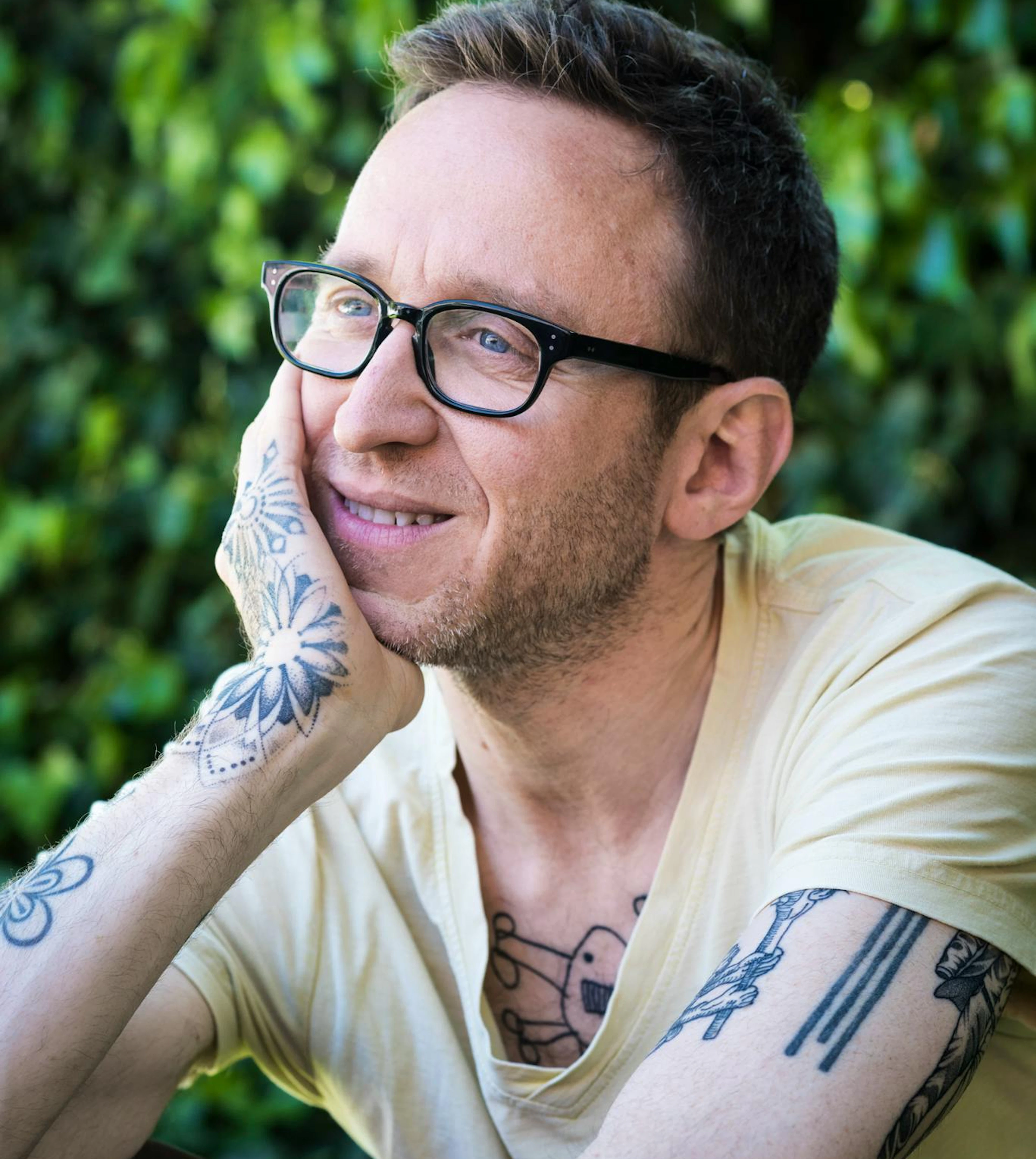 Thomas Meyer über seine Tattoos: «Bis ich meine Verlobte kennengelernt habe, hatte ich kein Tattoo im Zusammenhang mit einer Frau machen lassen – seither sind es aber schon drei.»
