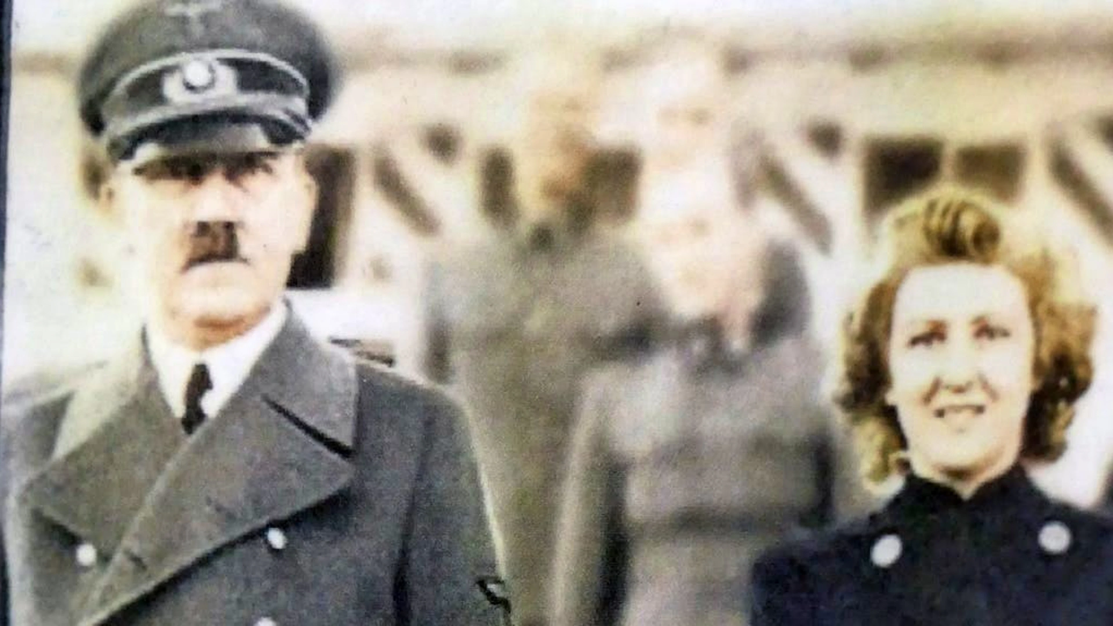 Adolf Hitler avec Eva Braun.