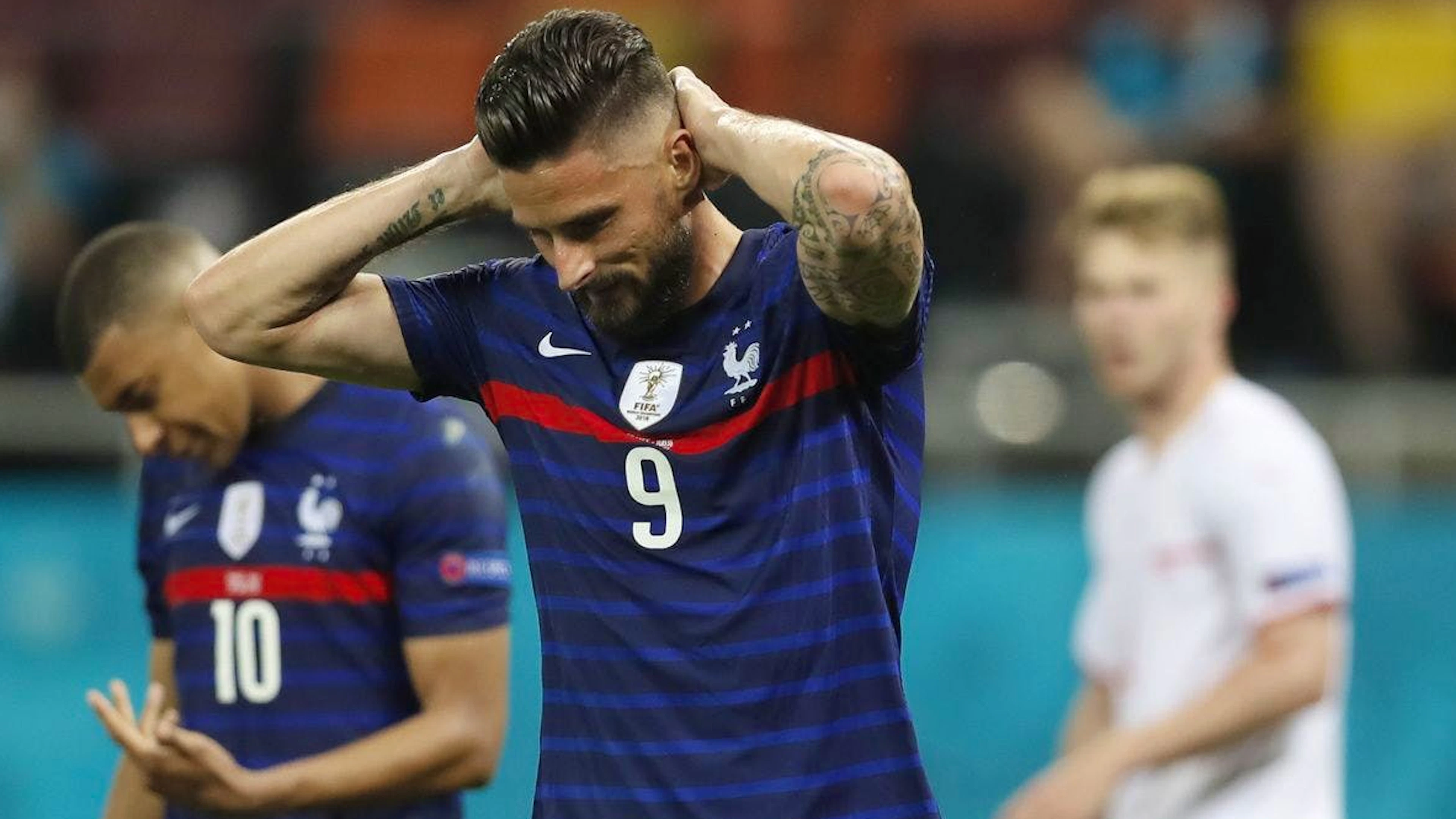 Olivier Giroud bekam an der EM insgesamt 40 Einsatzminuten.