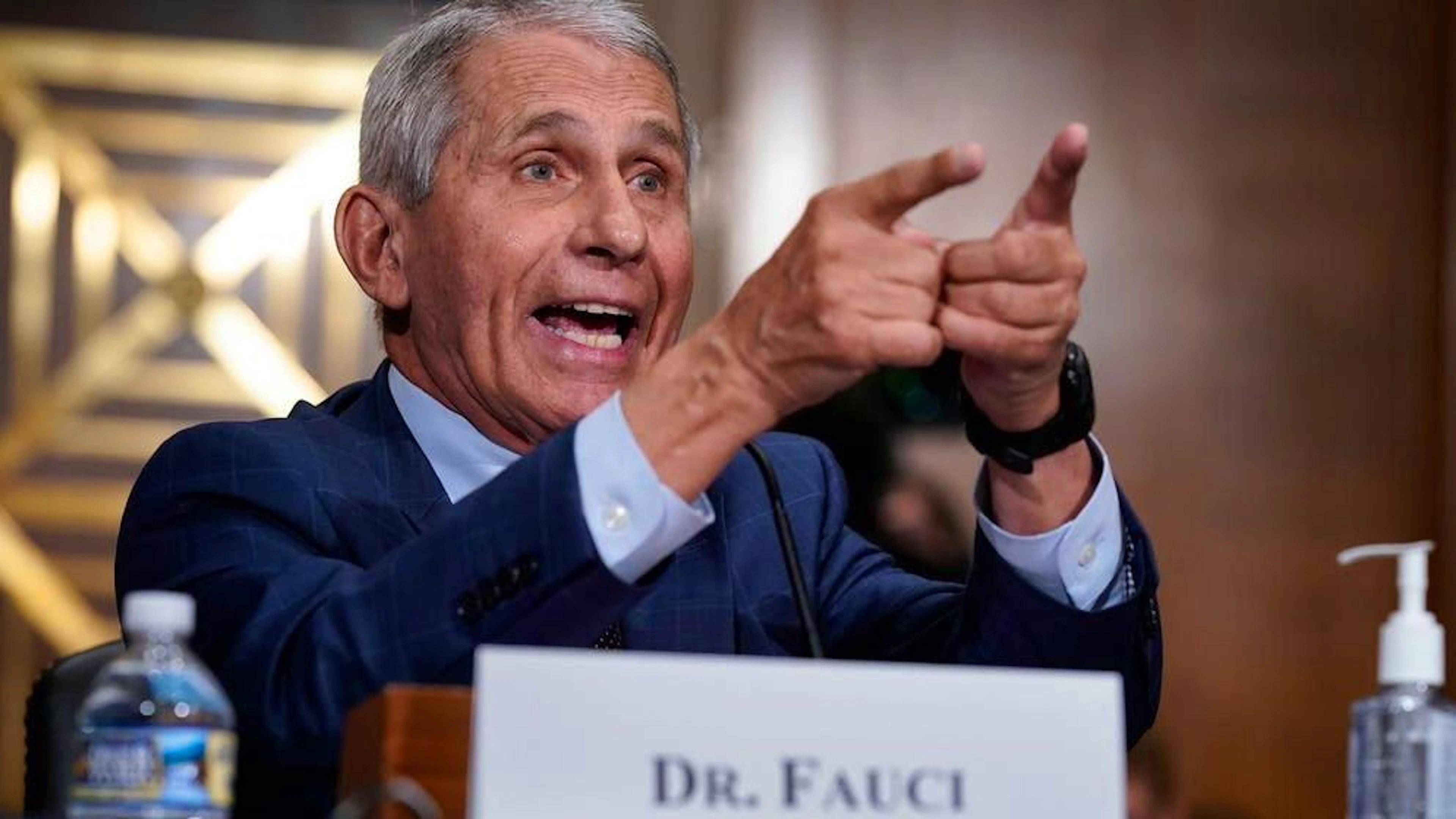 Il Comitato per individuare l'origine del Covid-19 ascolta le osservazioni di Anthony Fauci a Washington il 20 luglio.