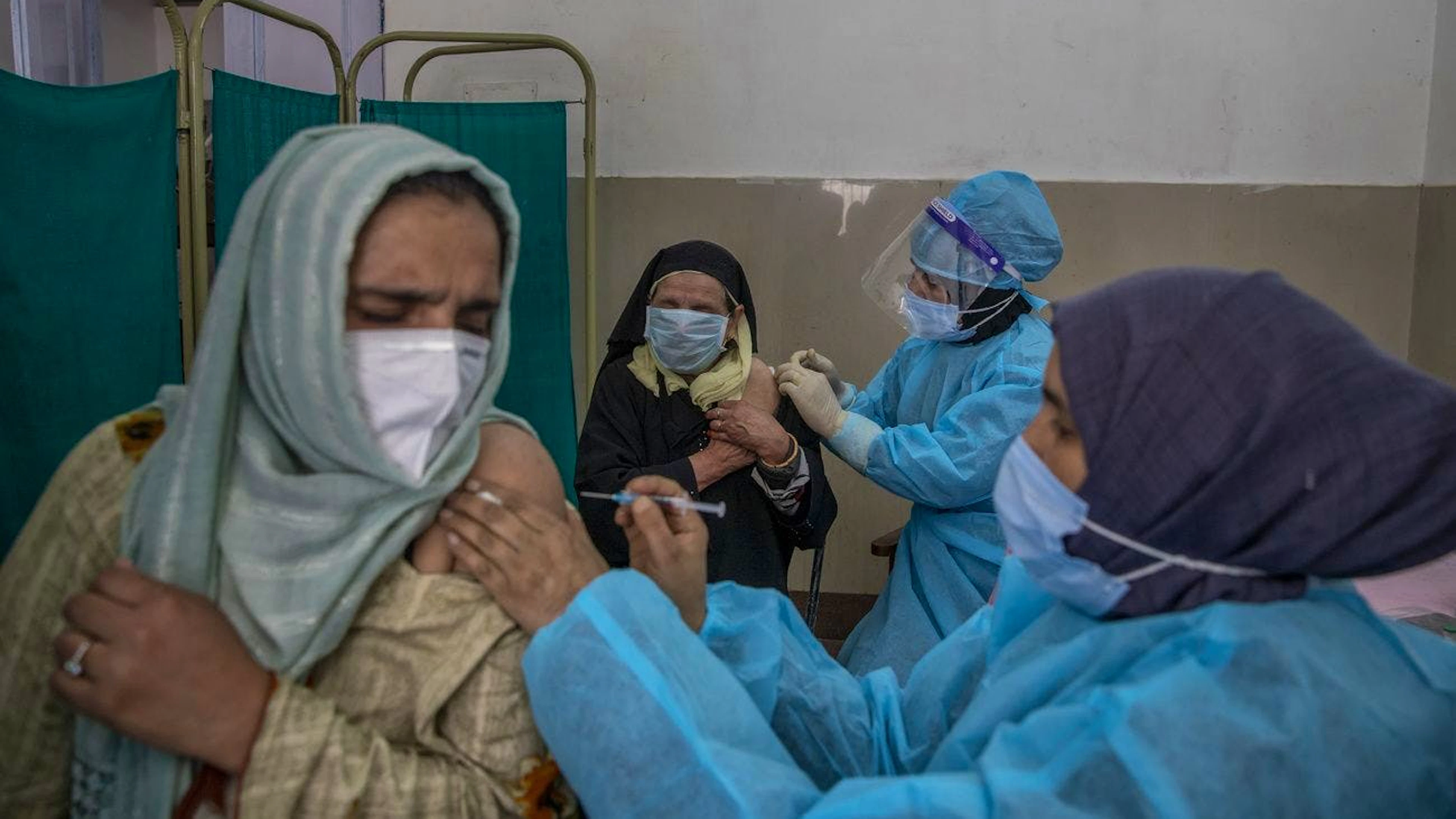Impfung in Indien: Meistens wird die Astrazeneca-Kopie Covishield verwendet.