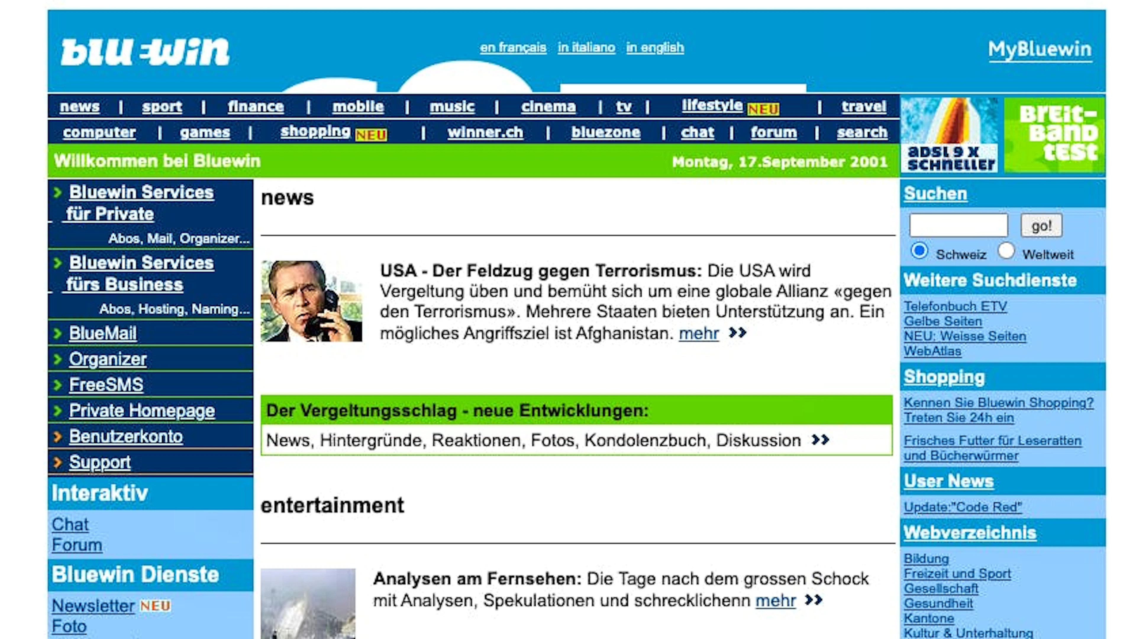 Nel corso degli anni, questa pagina ha sempre tenuto informati i lettori e le lettrici sugli eventi più importanti della storia mondiale.