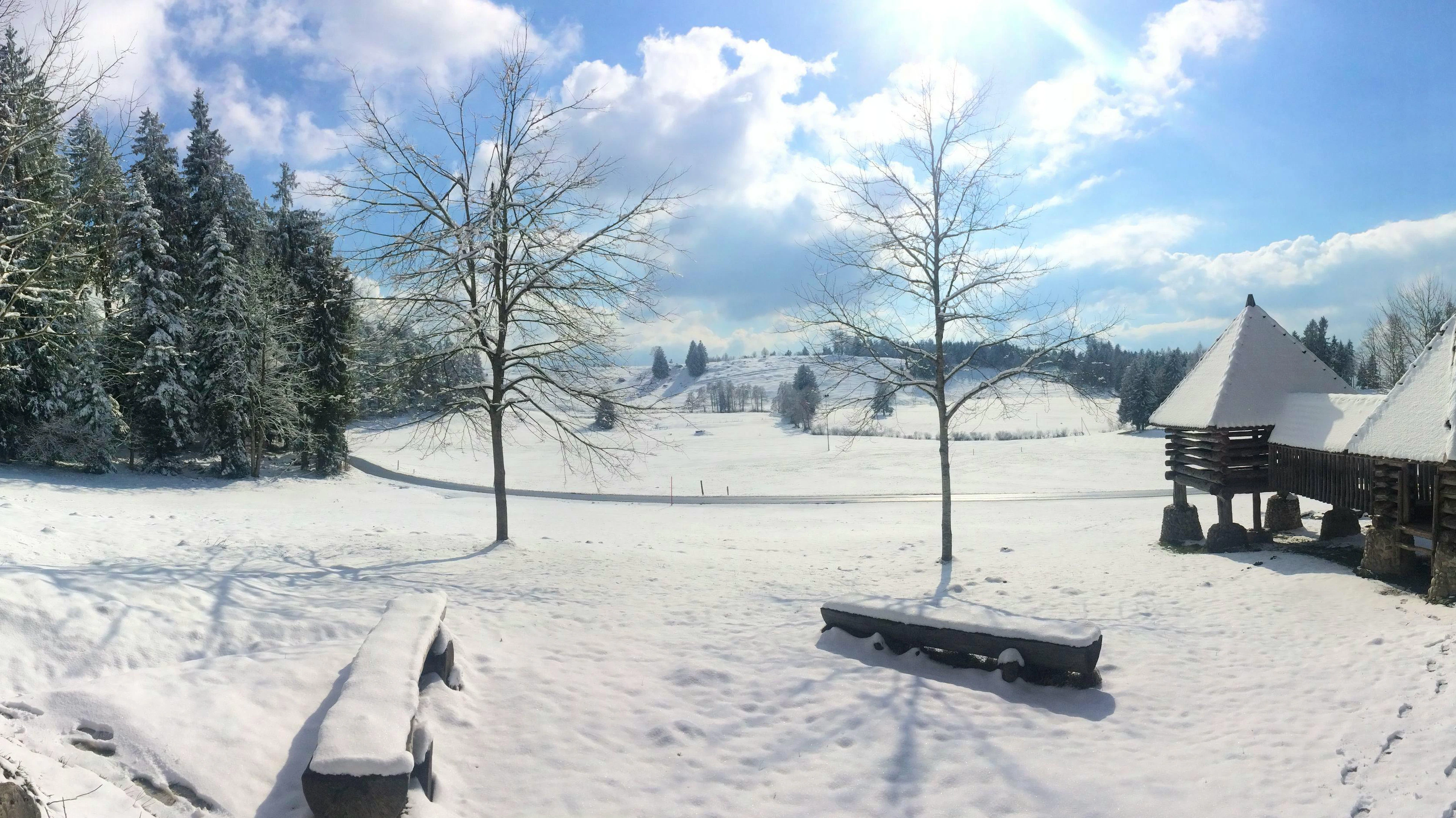 Durch die verzuckerte Winterlandschaft ist eine Wanderung auf dem Zugerberg besonders stimmungsvoll.