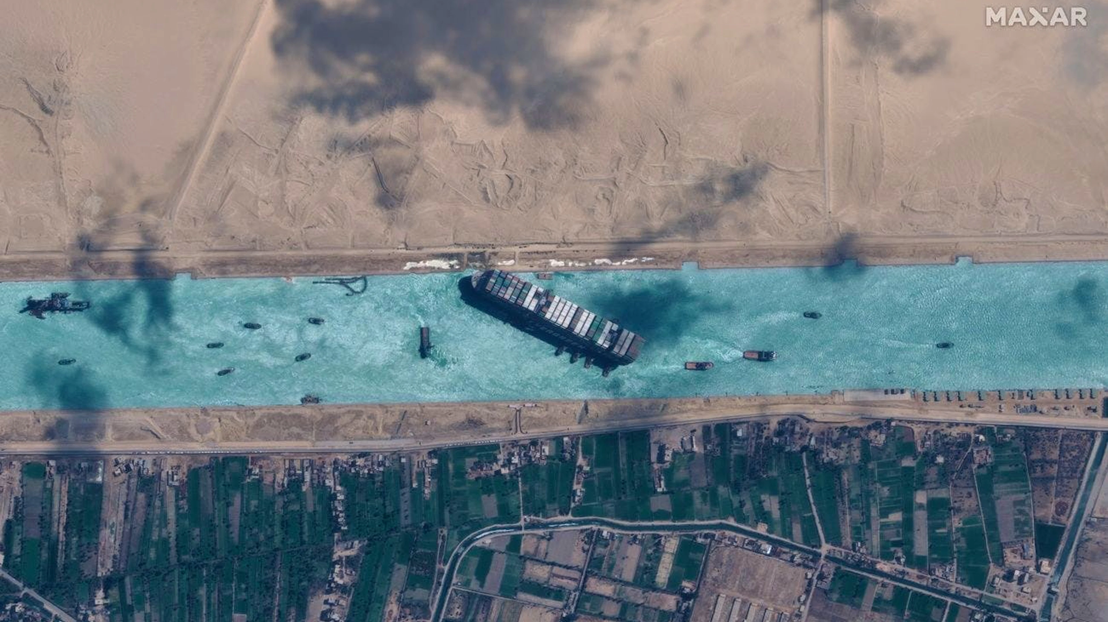 Schifffahrt am Anschlag: Auch der Stau am Suezkanal, den die «Ever Given» im März verursacht hat, wirkt noch nach.