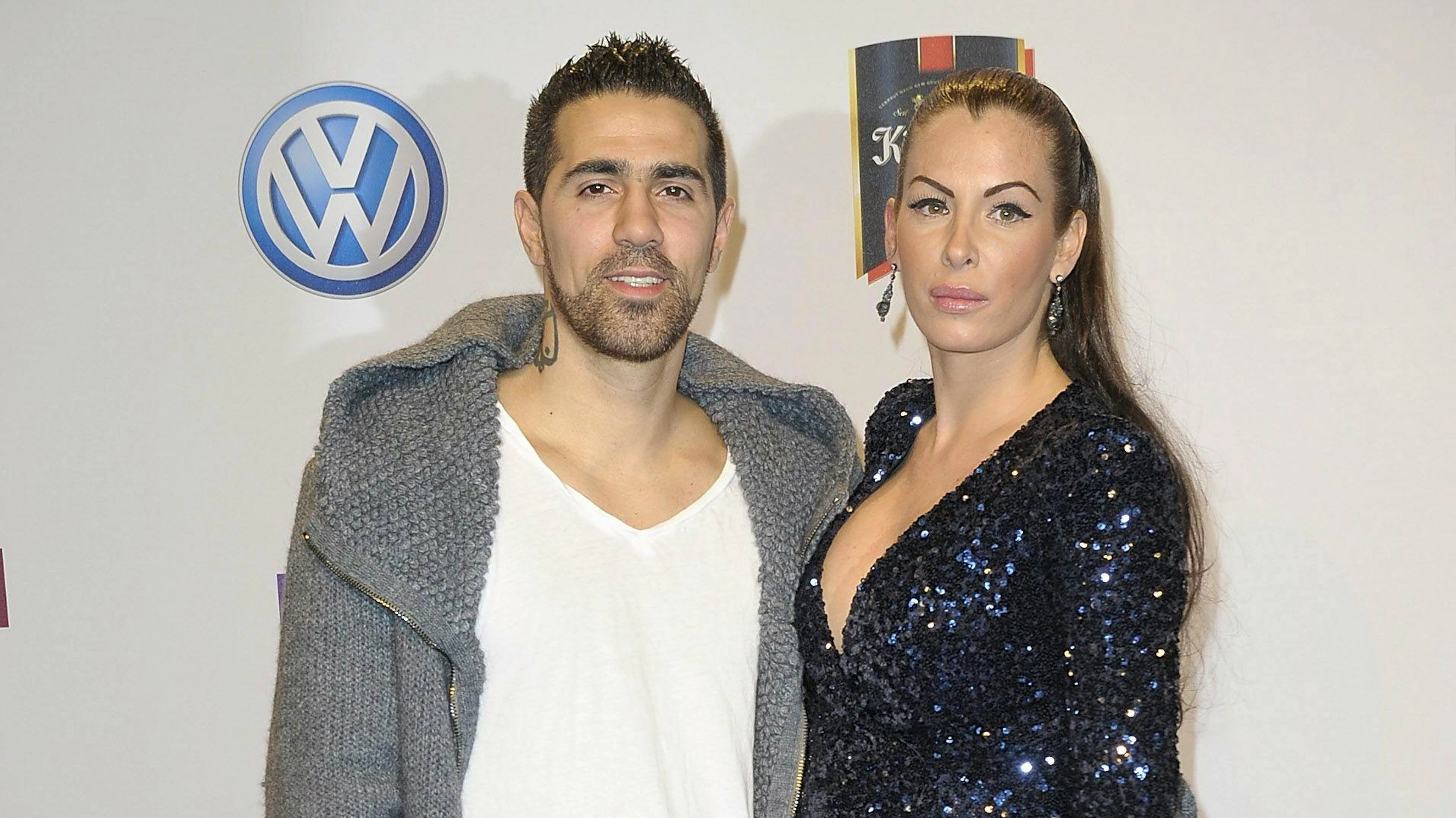 Bushido und Anna-Maria Ferchichi im März 2012 bei der Echo-Verleihung. Damals war sie mit ihrer ersten Tochter schwanger. Im gleichen Jahr hat das Paar auch geheiratet.