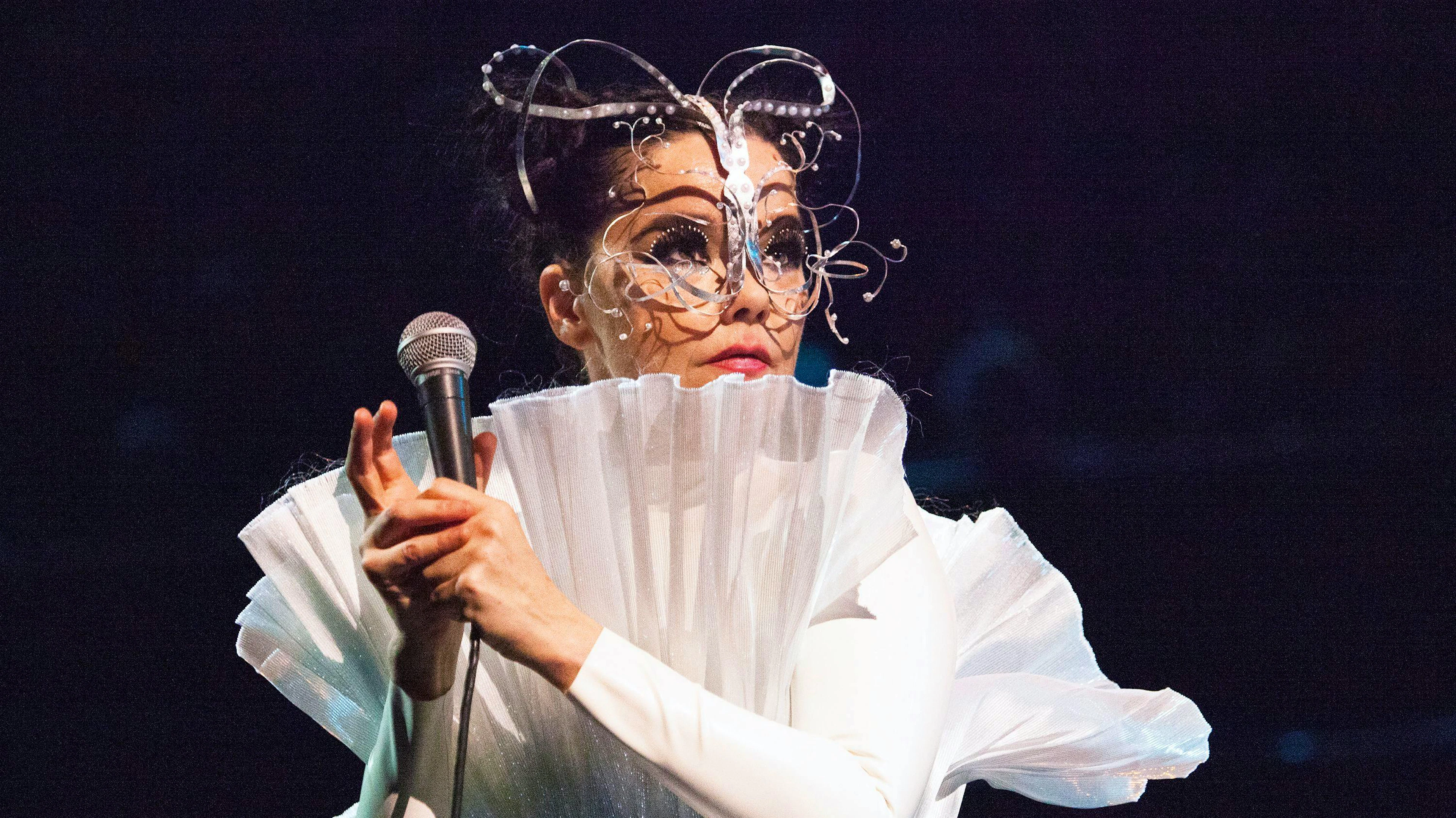 Absurd dürfte auch der Auftritt von Björk werden – zumindest optisch.