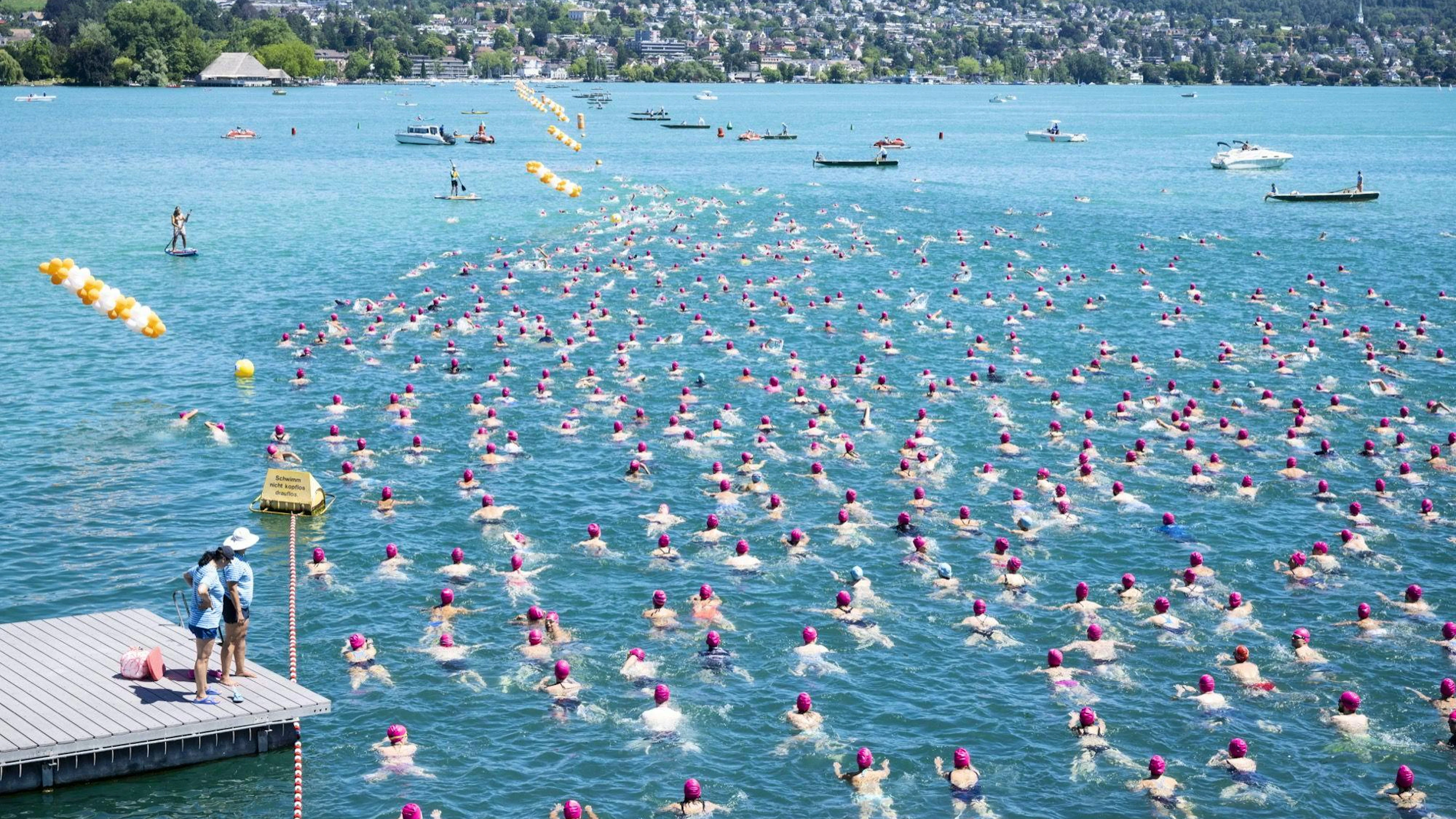 Bei&nbsp;hochsommerlichen Temperaturen war eine Abkühlung willkommen.