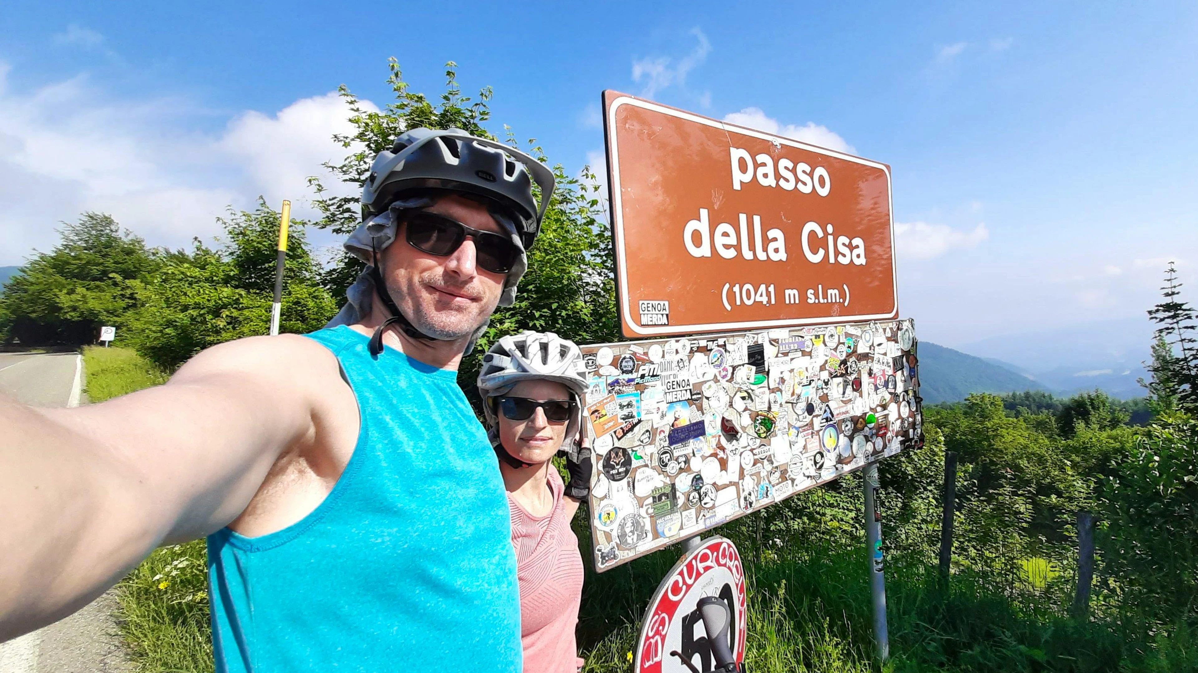 Una delle tappe temute di più da Franz: il Passo della Cisa.