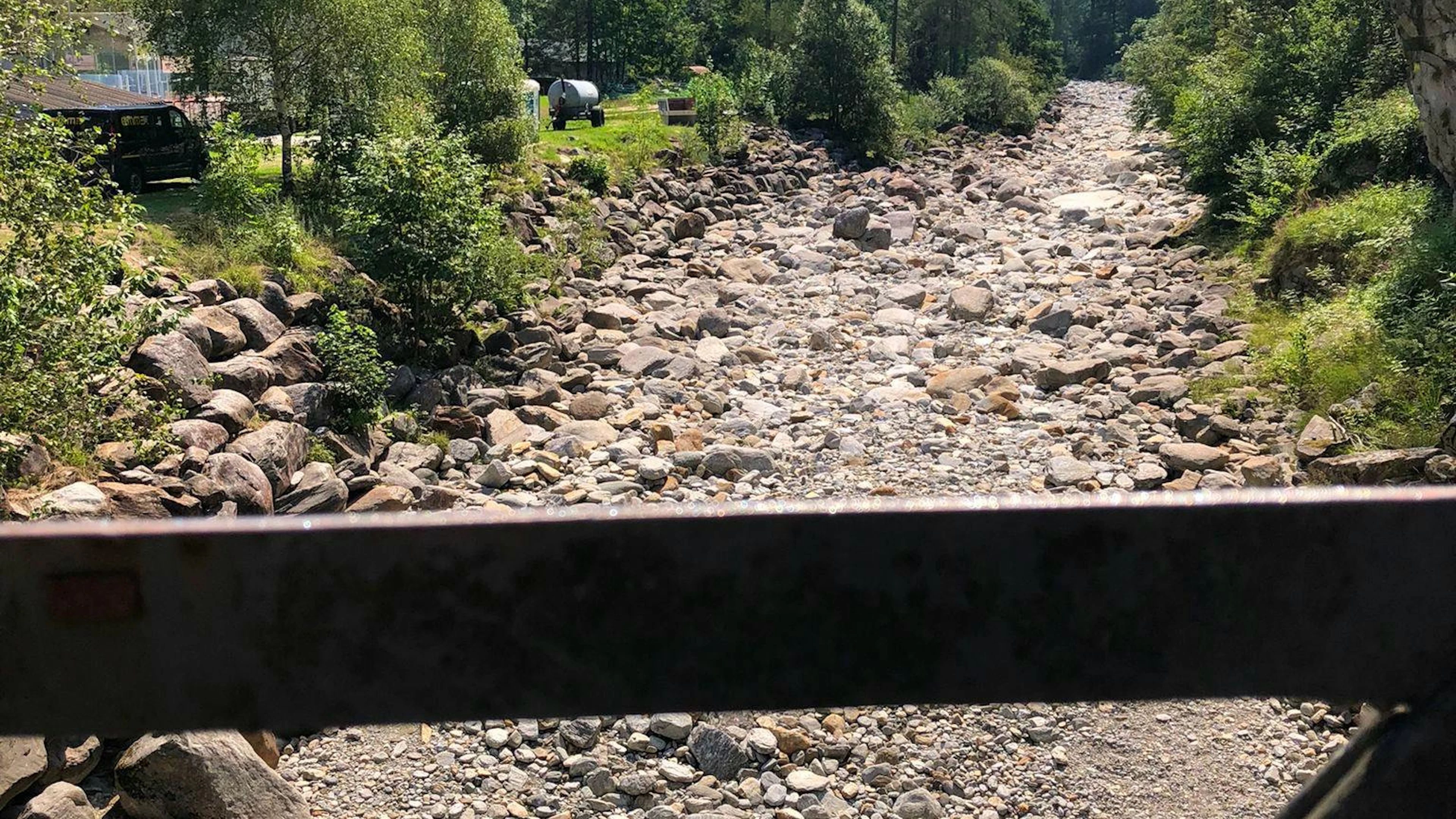 La desolazione riscontrata pochi giorni dopo (Sonogno, 5 agosto 2022)
