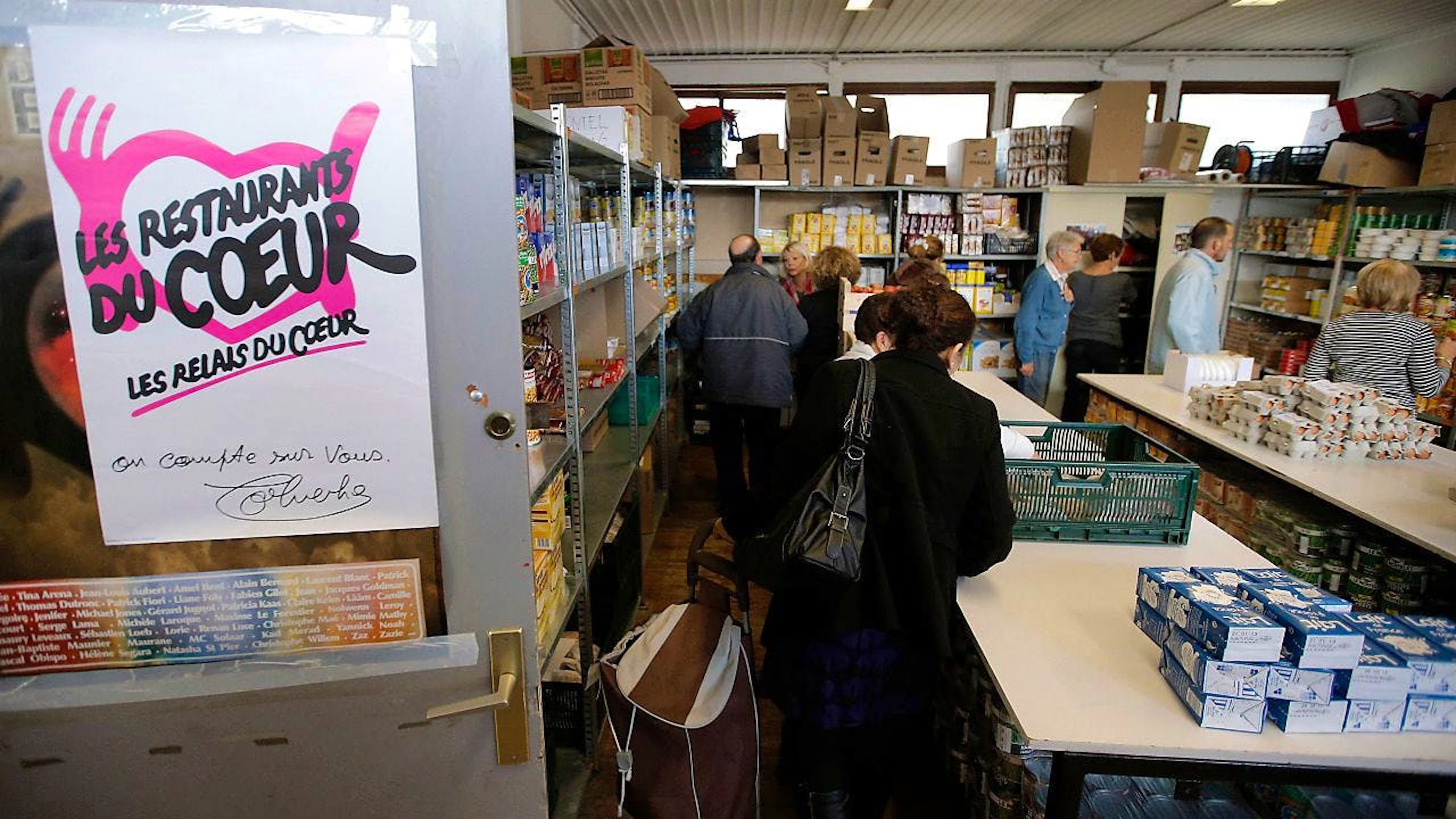 En 2023, Plus de 1000 familles bénéficiaient des Restos du coeur rien qu'à Belfort (photo prétexte).