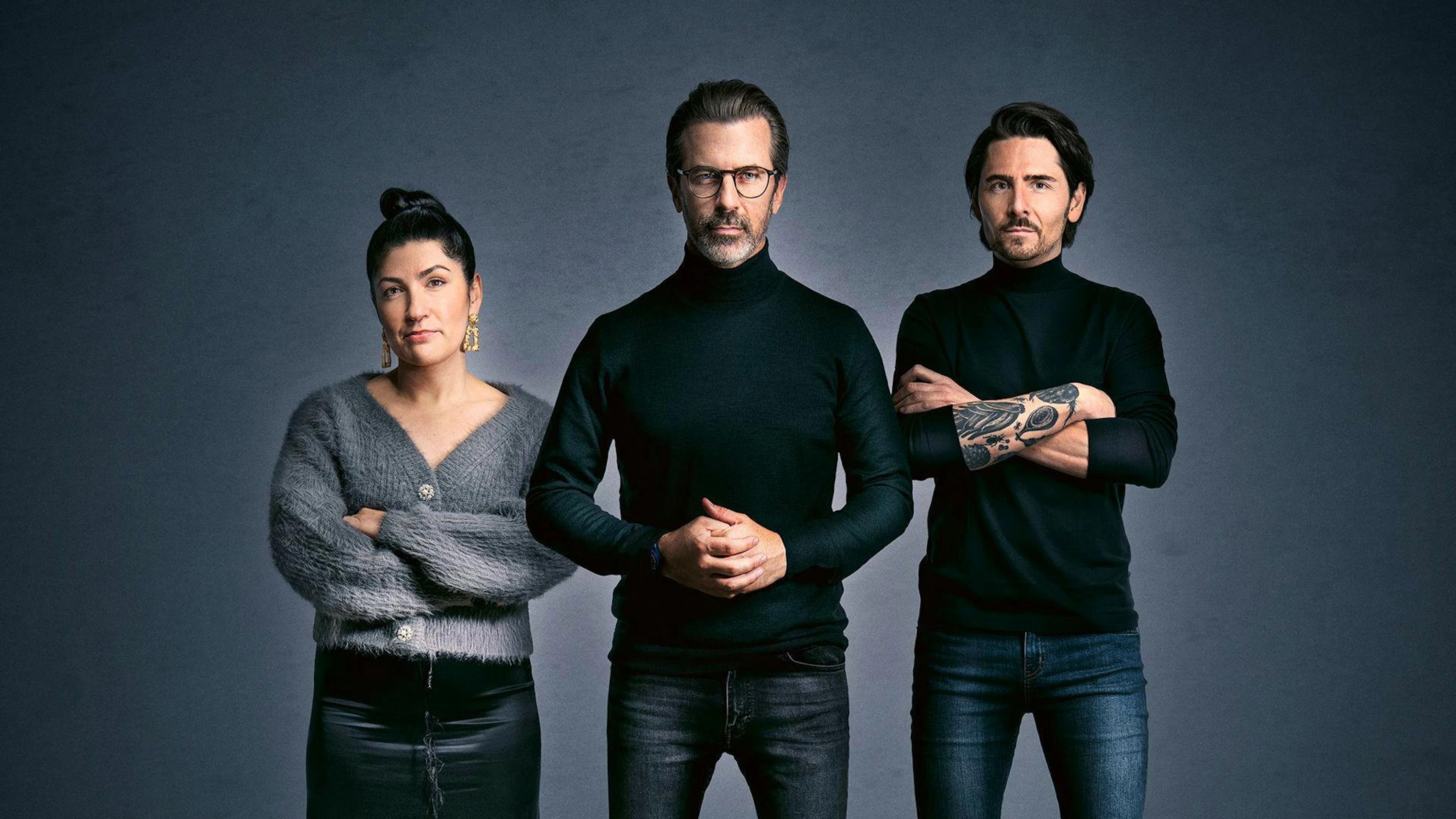 Nenad Mlinarevic (rechts) war Juror bei der Schweizer Kochsendung «MasterChef». Auch Elif Oskan und Andreas Caminada waren Teil der Show.
