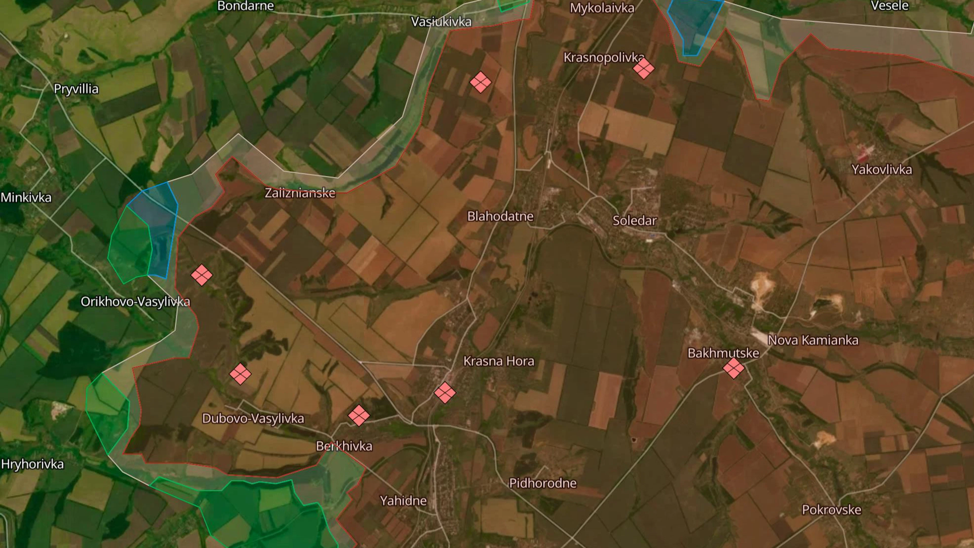 Im Norden von Bachmut hat die ukrainische Armee bei Berchiwka an Boden verloren, kommt dafür aber im Norden von Soledar voran.