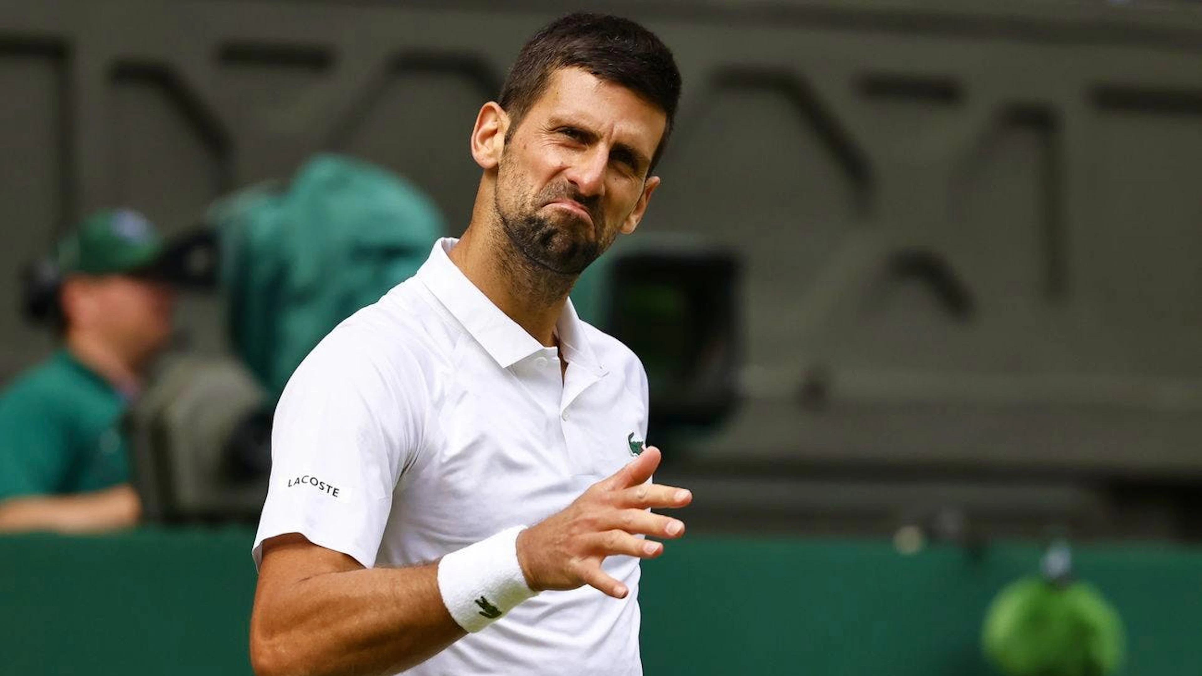 Novak Djokovic muss sich für einmal geschlagen geben. 