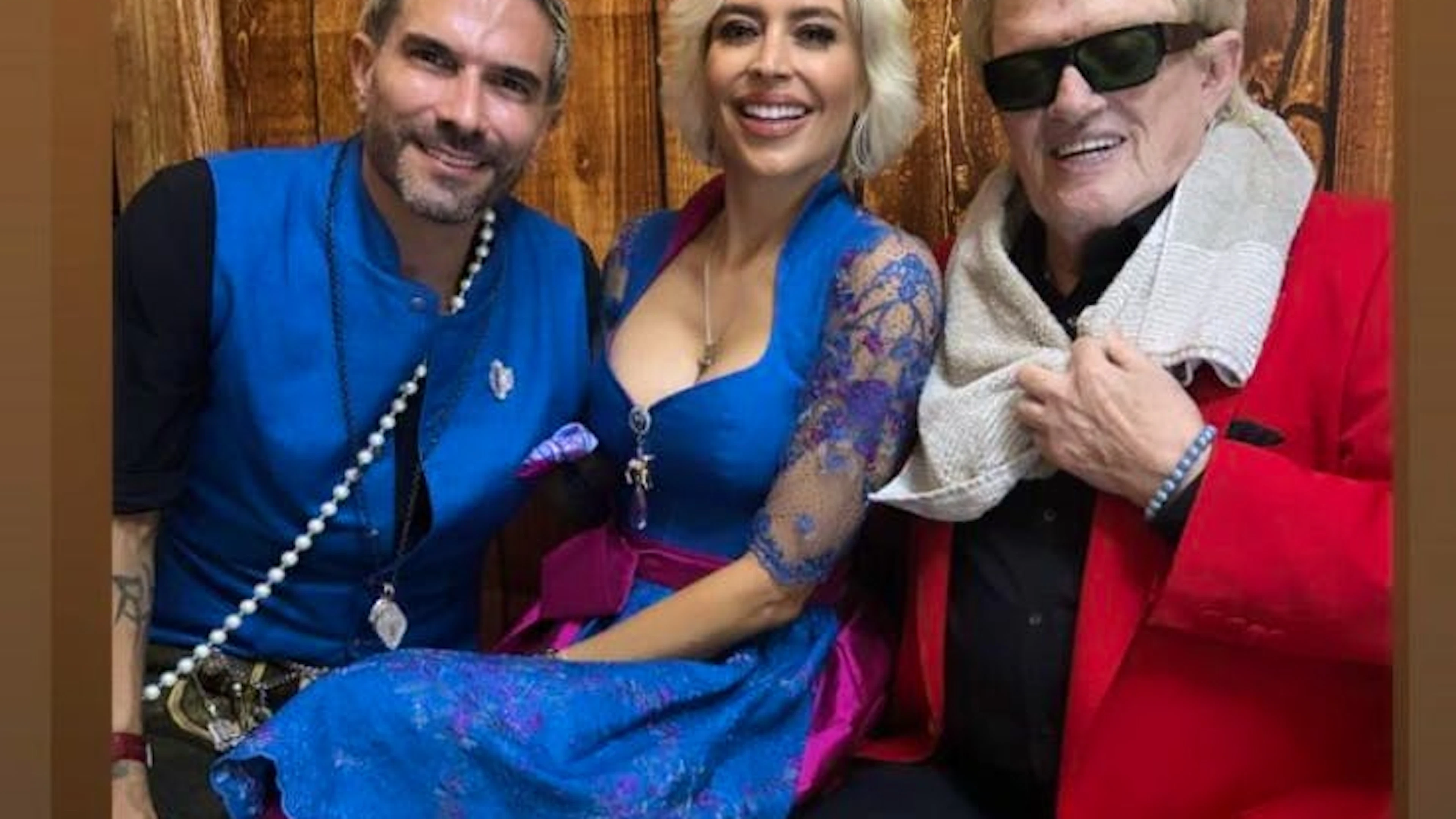 Schlagerstar Heino beehrt Hanselmann's Wiesnparty 2023. Auch dabei: die deutsche Influencerin Verena Kerth mit ihrem Freund, Sänger Marc Terenzi.