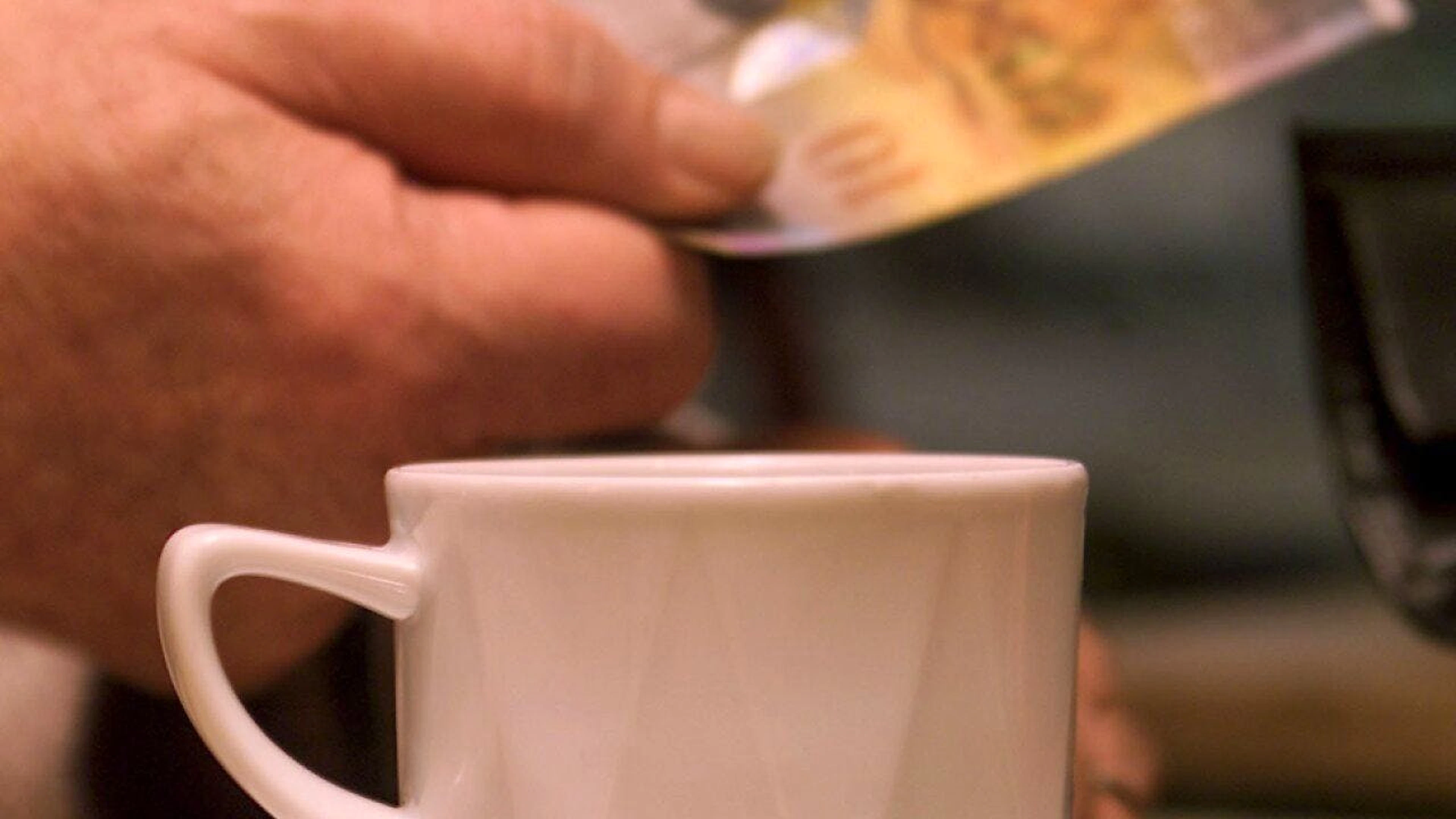Es empfiehlt sich, nicht zu viel Kafi zu trinken.