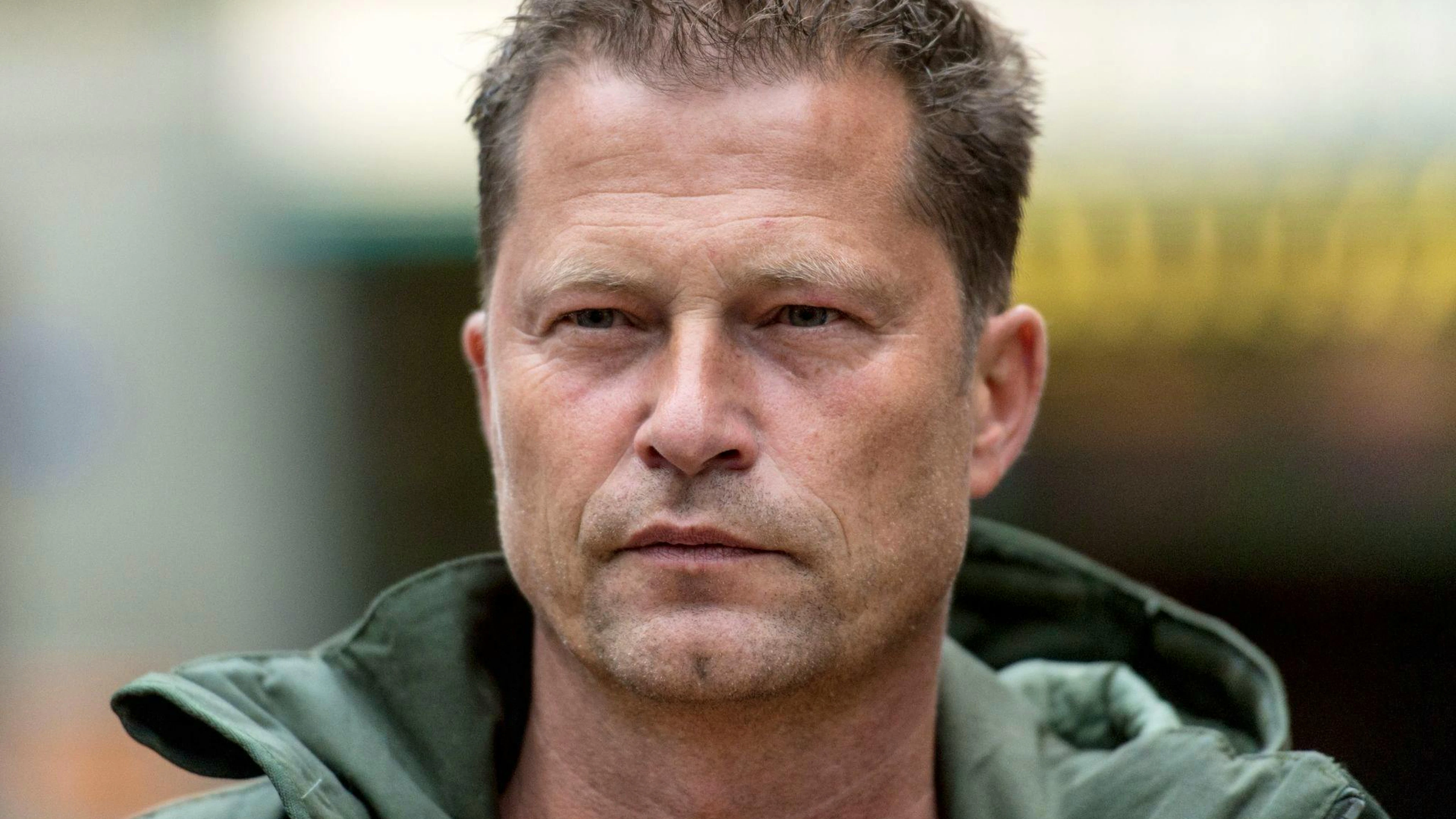 Schauspieler Til Schweiger nahm an einem Gespräch an der Hochschule in Rostock teil.