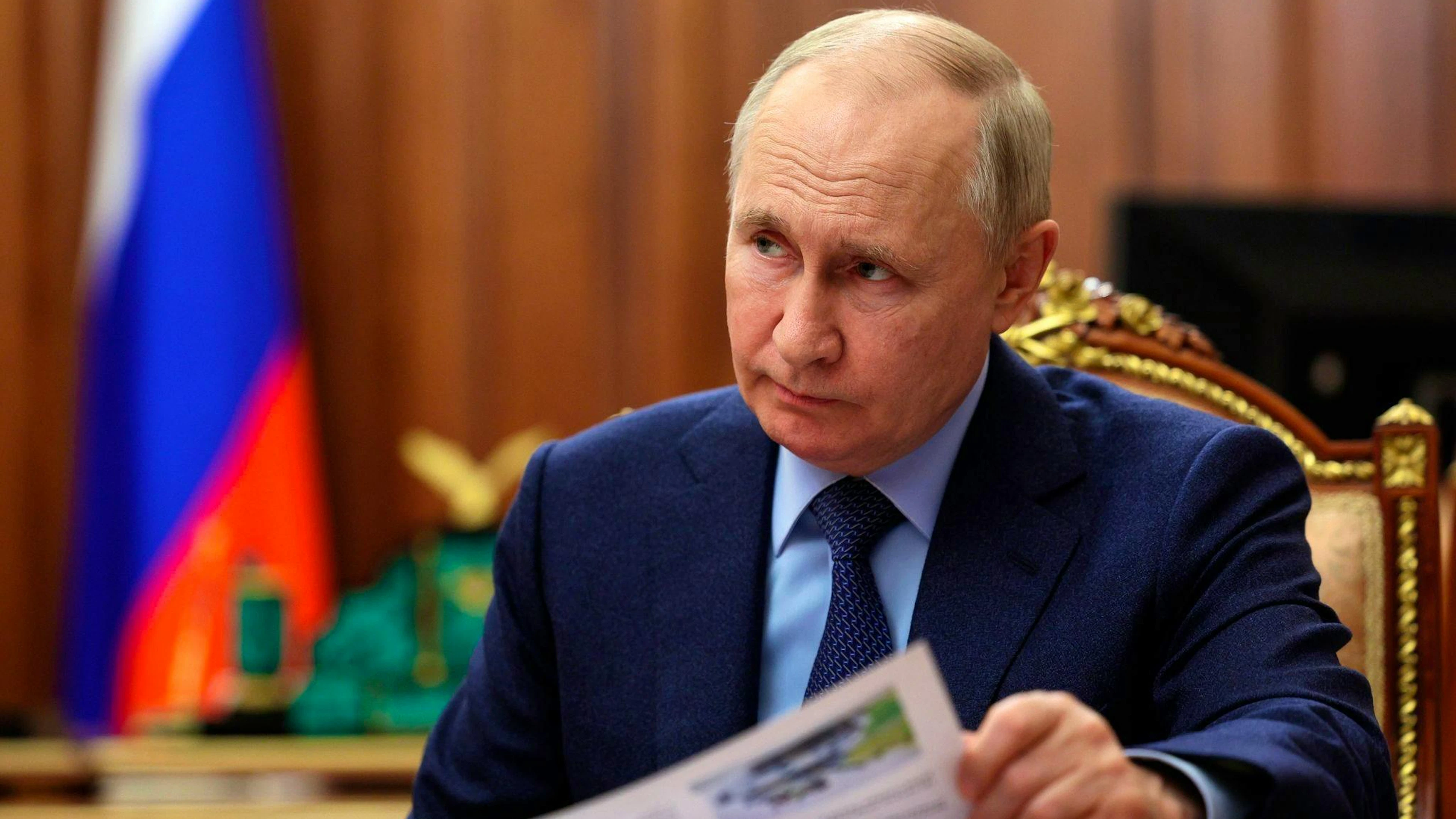 Wladimir Putin schwenkt um: Zunehmend stilisiert er den Westen zum Hauptfeindbild.