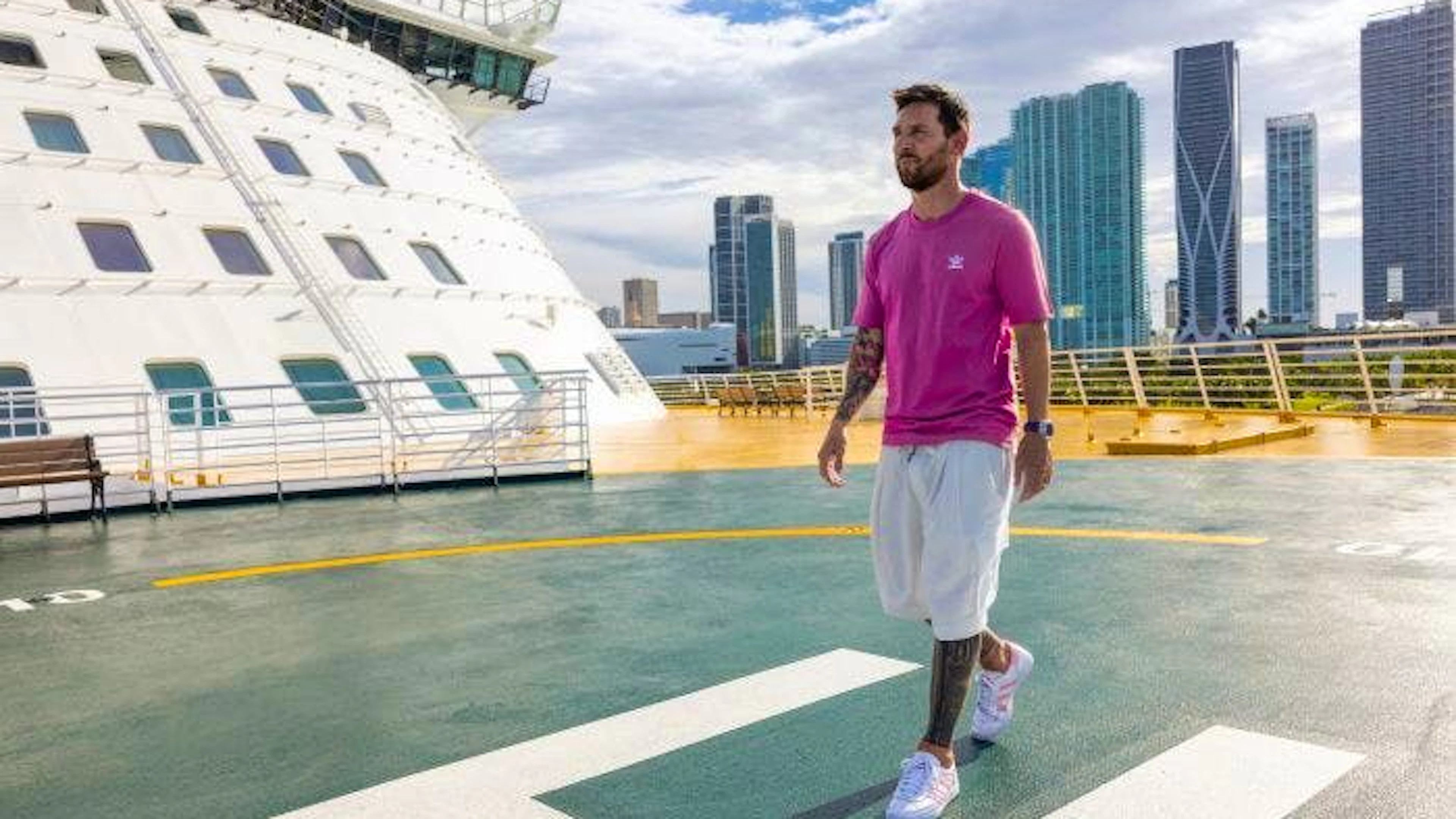 Als prominenter Pate für den Luxusdampfer wurde der argentinische Fussballstar Lionel Messi verpflichtet.