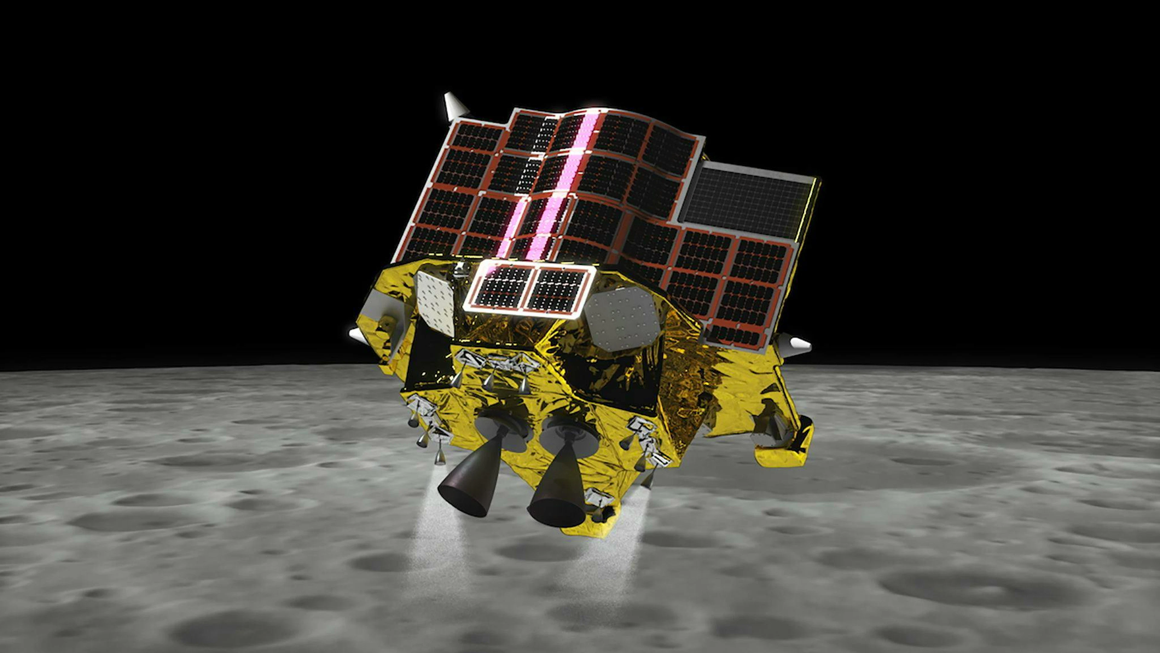 Japan hat den Smart Lander for Investigating Moon (SLIM) auf den Mond gebracht: Die Landung scheint geglückt zu sein, Probleme gibt es trotzdem.