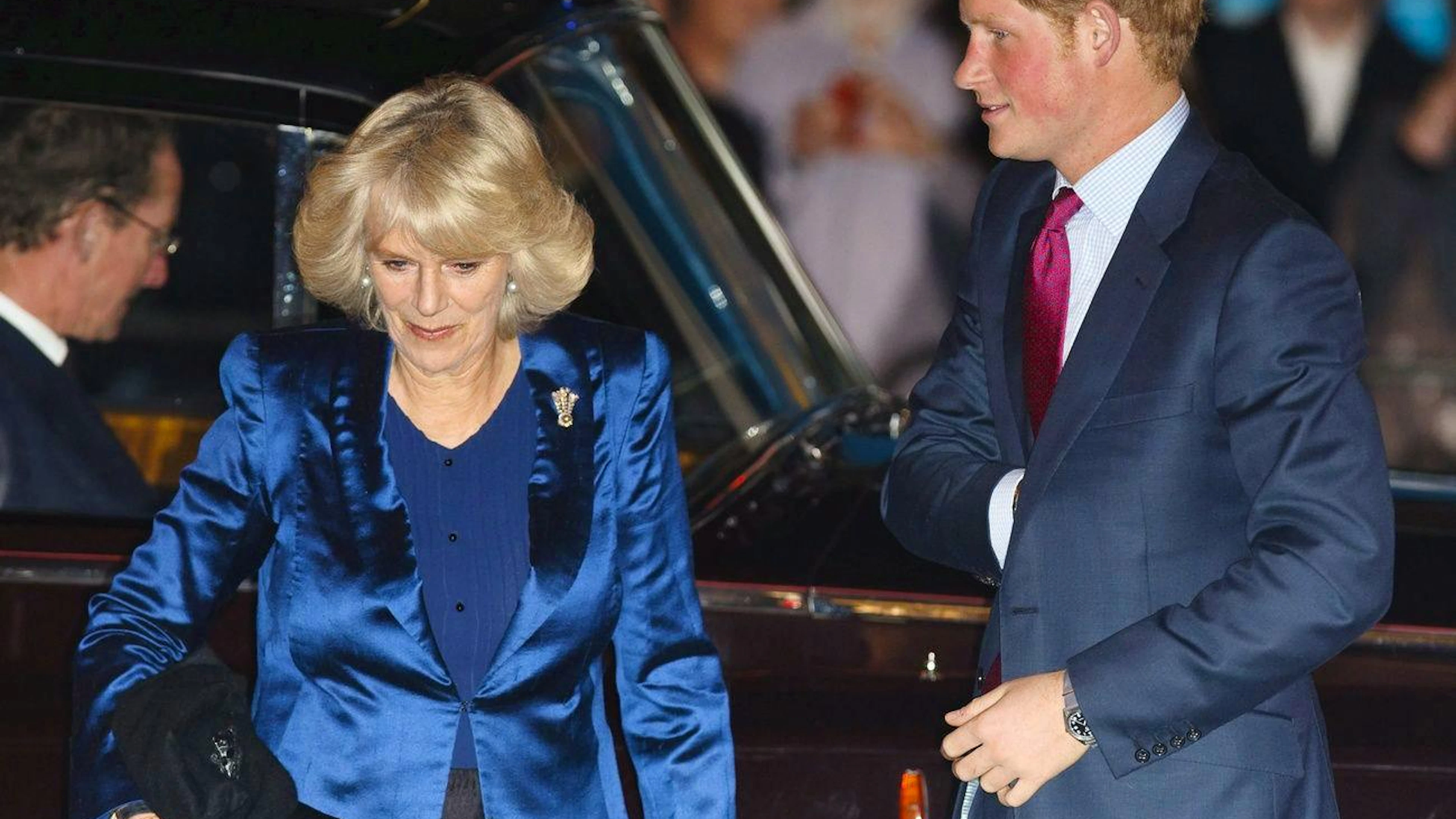 Die Beziehung zwischen Königin Camilla und Prinz Harry gilt seit Längerem als angespannt. Dieses Bild der beiden entstand im Jahr 2008 in London.