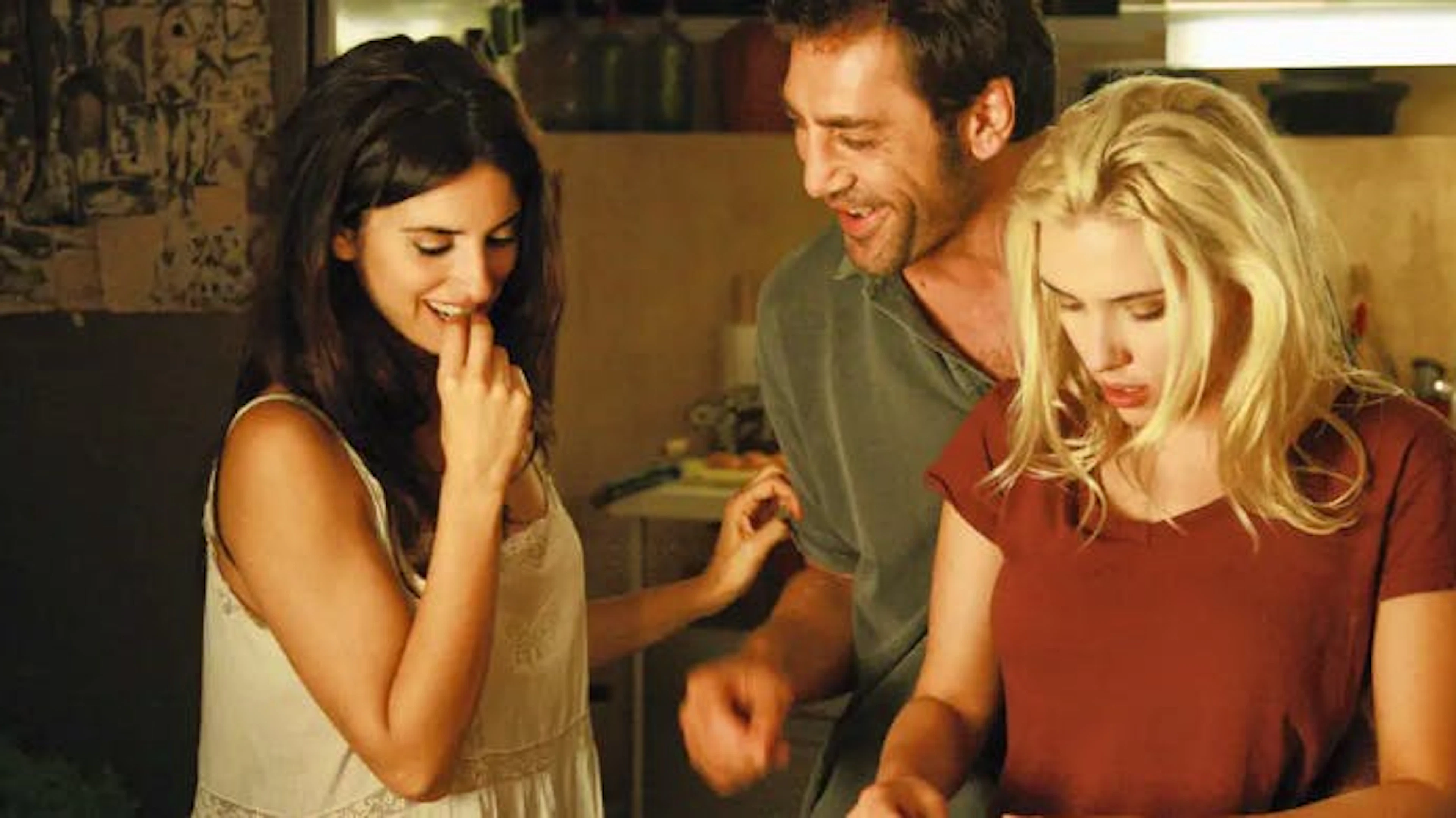 Offene Beziehungsmodelle sind auch in Filmen immer wieder ein Thema: Penélope Cruz, Javier Bardem und Scarlett Johansson in «Vicky Cristina Barcelona».