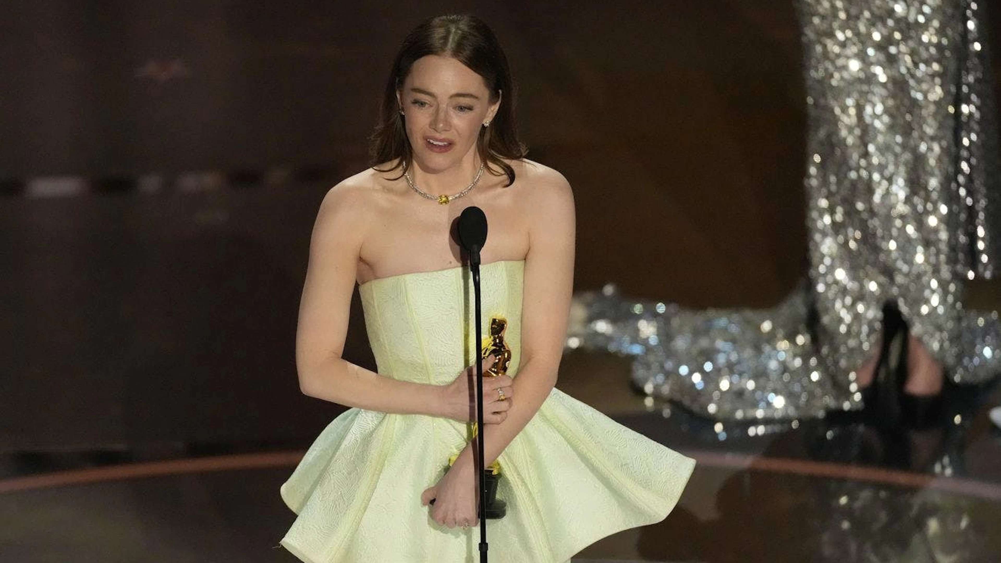Emma Stone bekommt im Alter von 35 Jahren ihren zweiten Oscar für «Poor Things». Den ersten erhielt sie für «La La Land».