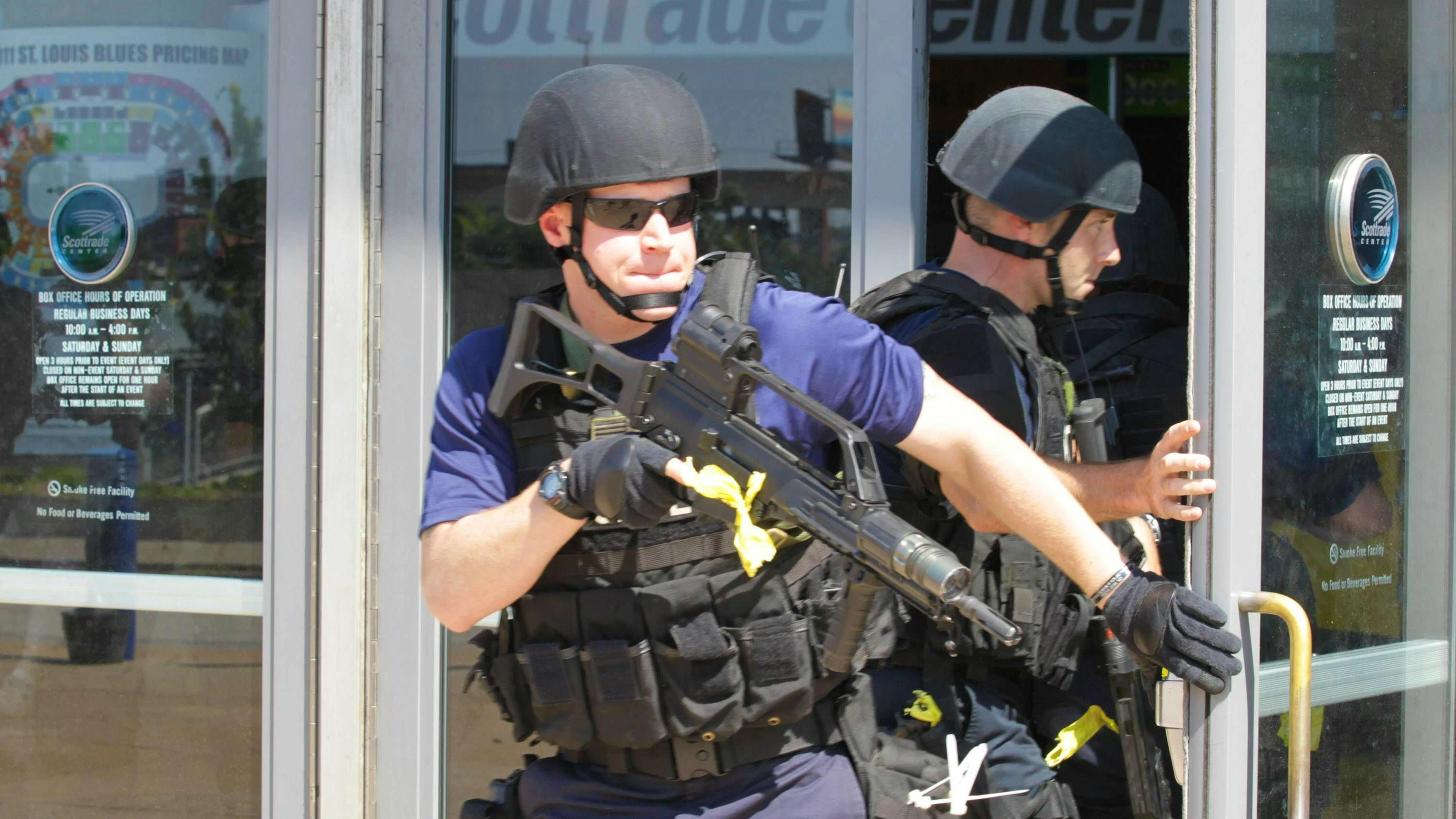 Molte forze di polizia americane sono altamente militarizzate.