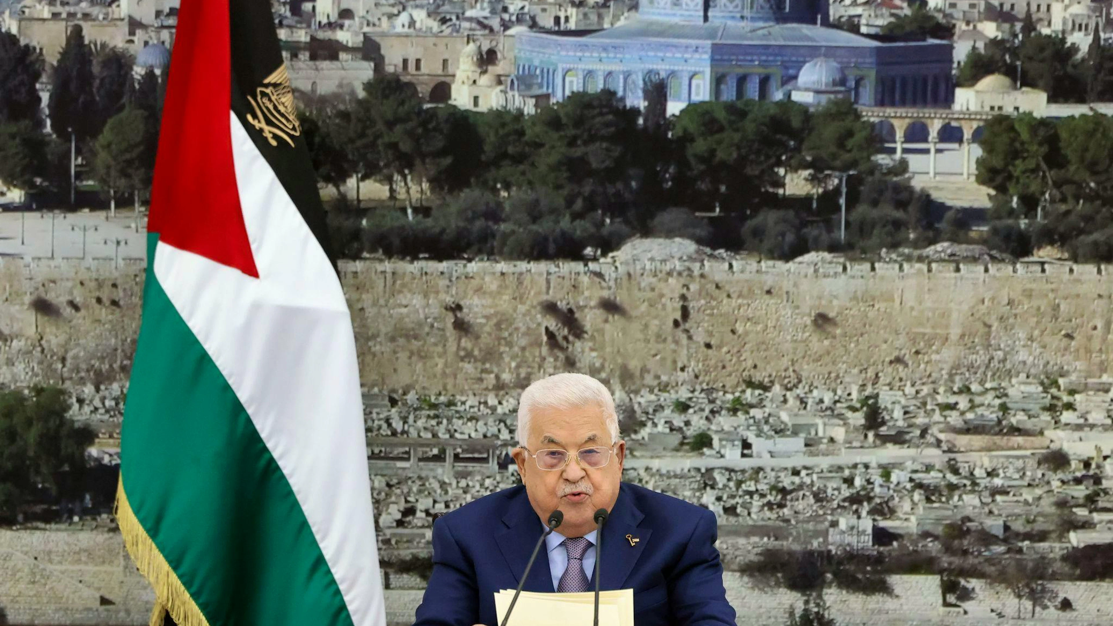Mahmud Abbas ist als Präsident der Palästinensischen Autonomiebehörde das diplomatische Gesicht Palästinas auf internationaler Bühne. (Archivbild)