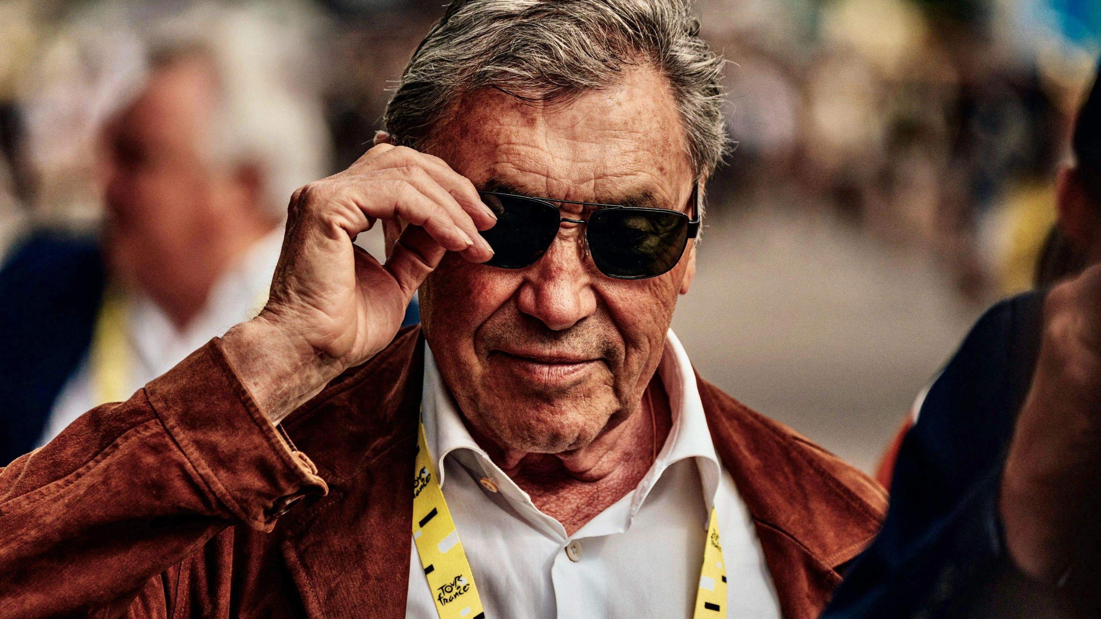Eddy Merckx, ici au Tour de France 2023 a été opéré d'urgence à la fin du mois de mars dernier.