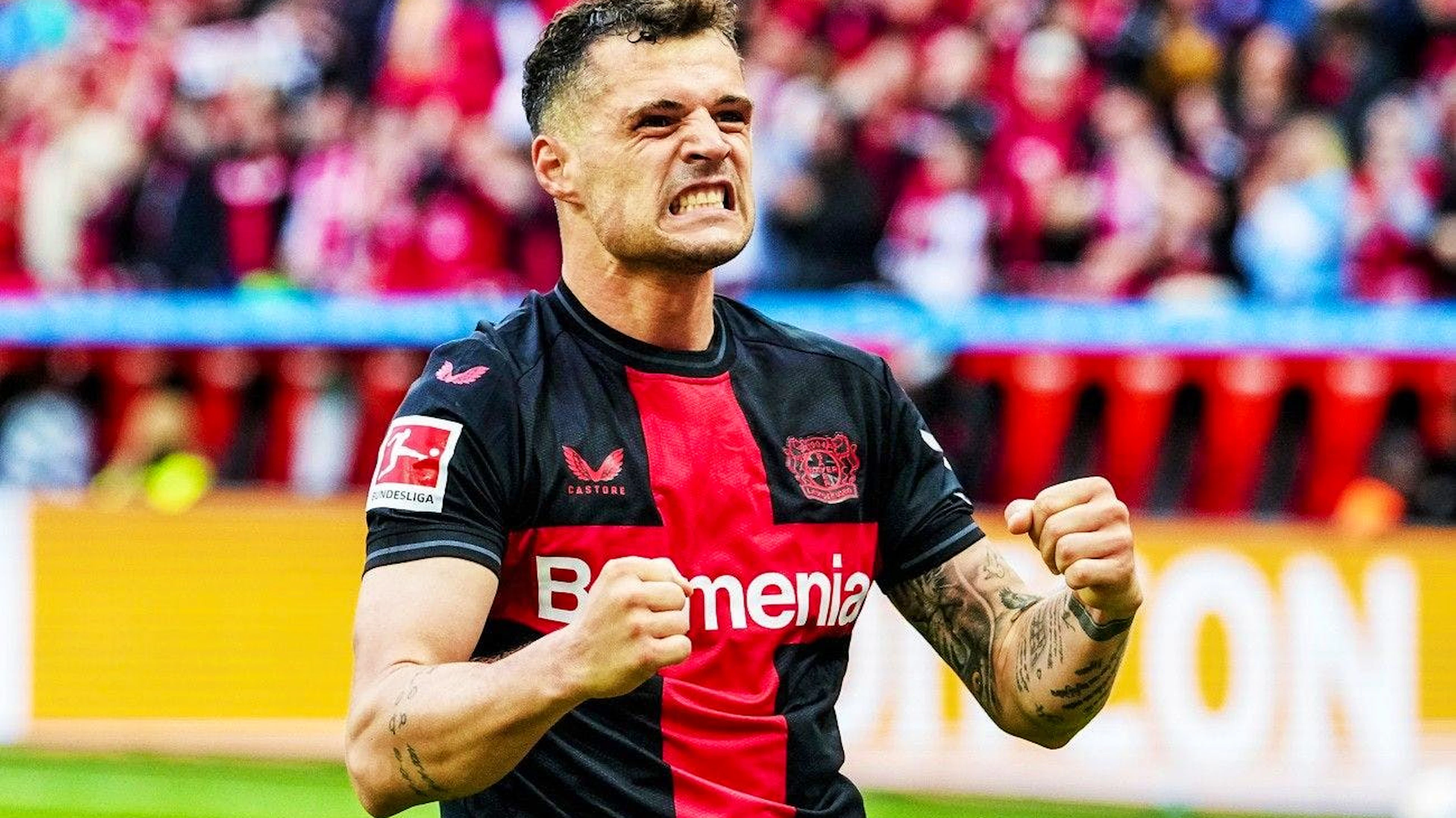 Granit Xhaka a marqué le but du 2-0 face au Werder Brême.