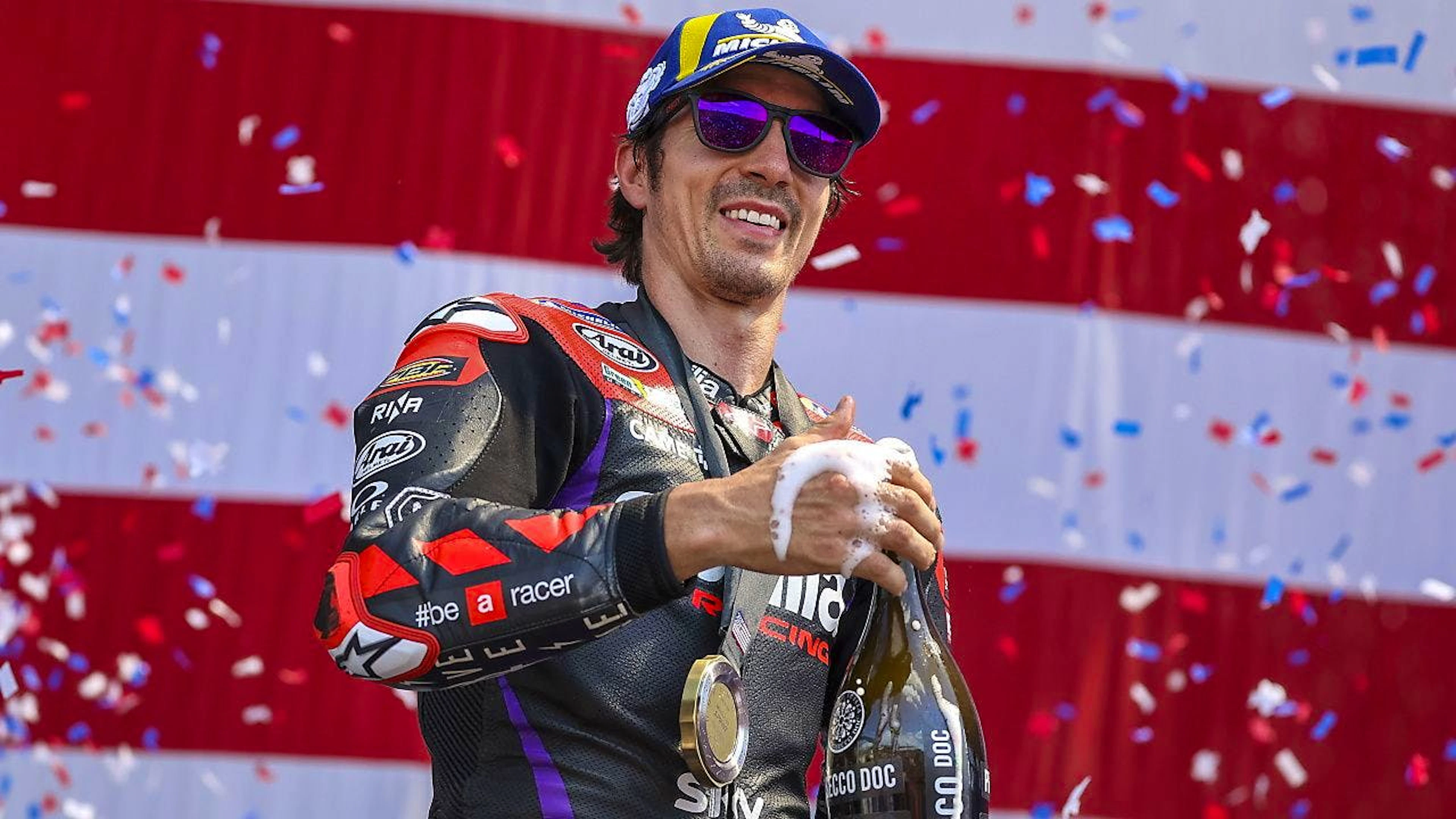 Maverick Viñales lässt in Texas den Champagner-Korken knallen