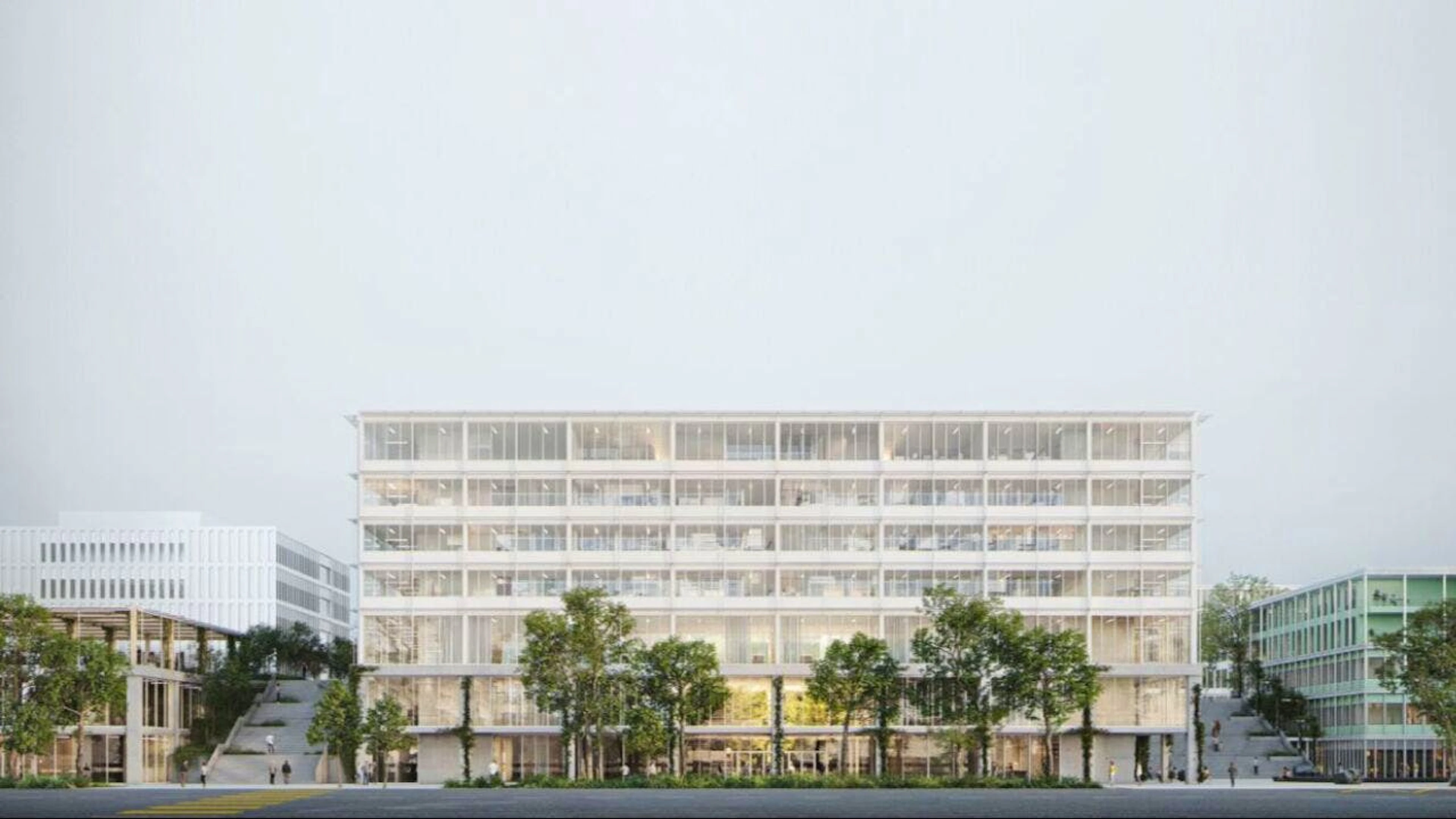 So soll das ambulante Zentrum beim Luzerner Kantonsspital dereinst aussehen. (Visualisierung)