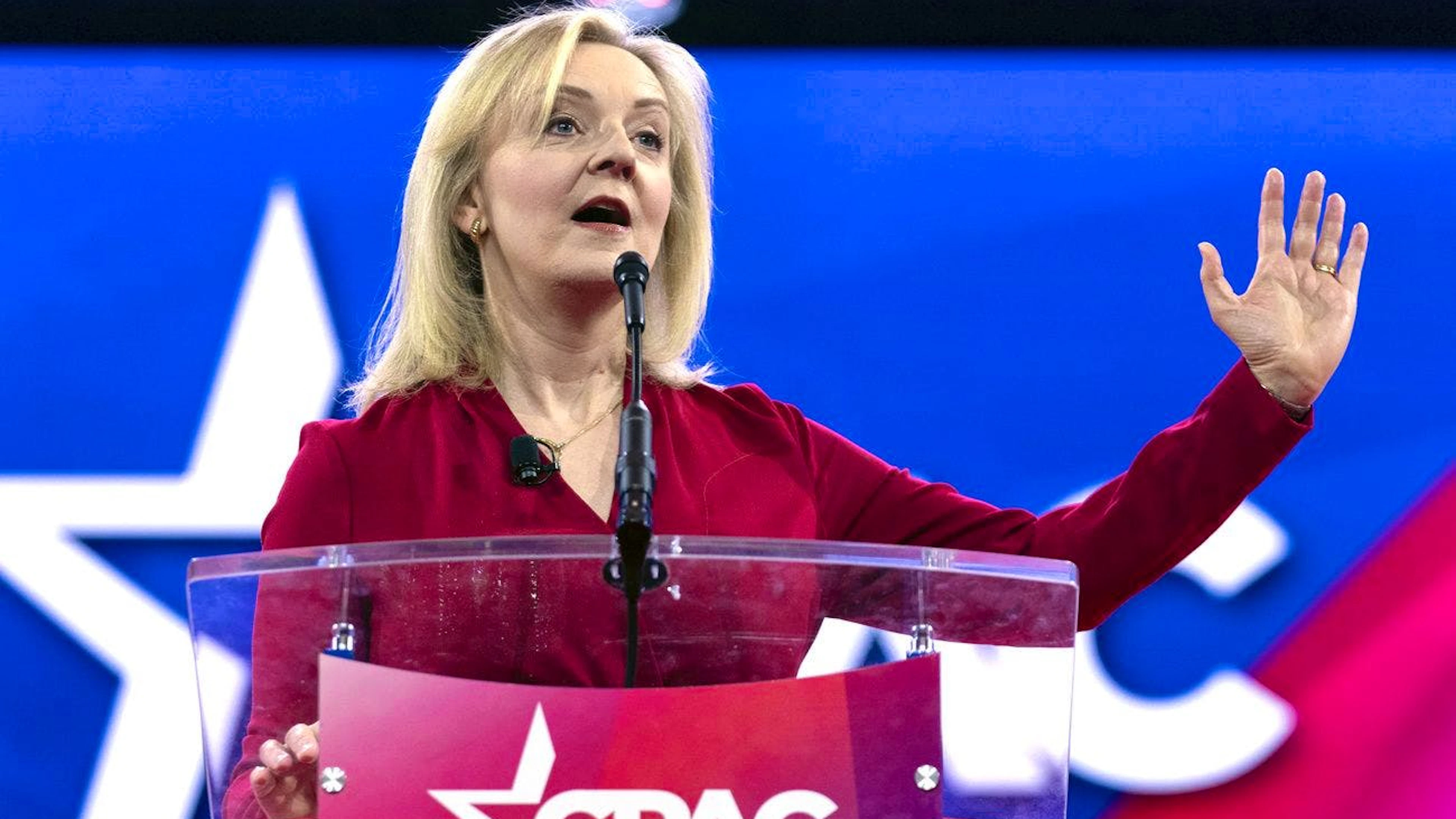 Von Ex-Premier Liz Truss sind zunehmend populistische Töne zu vernehmen.