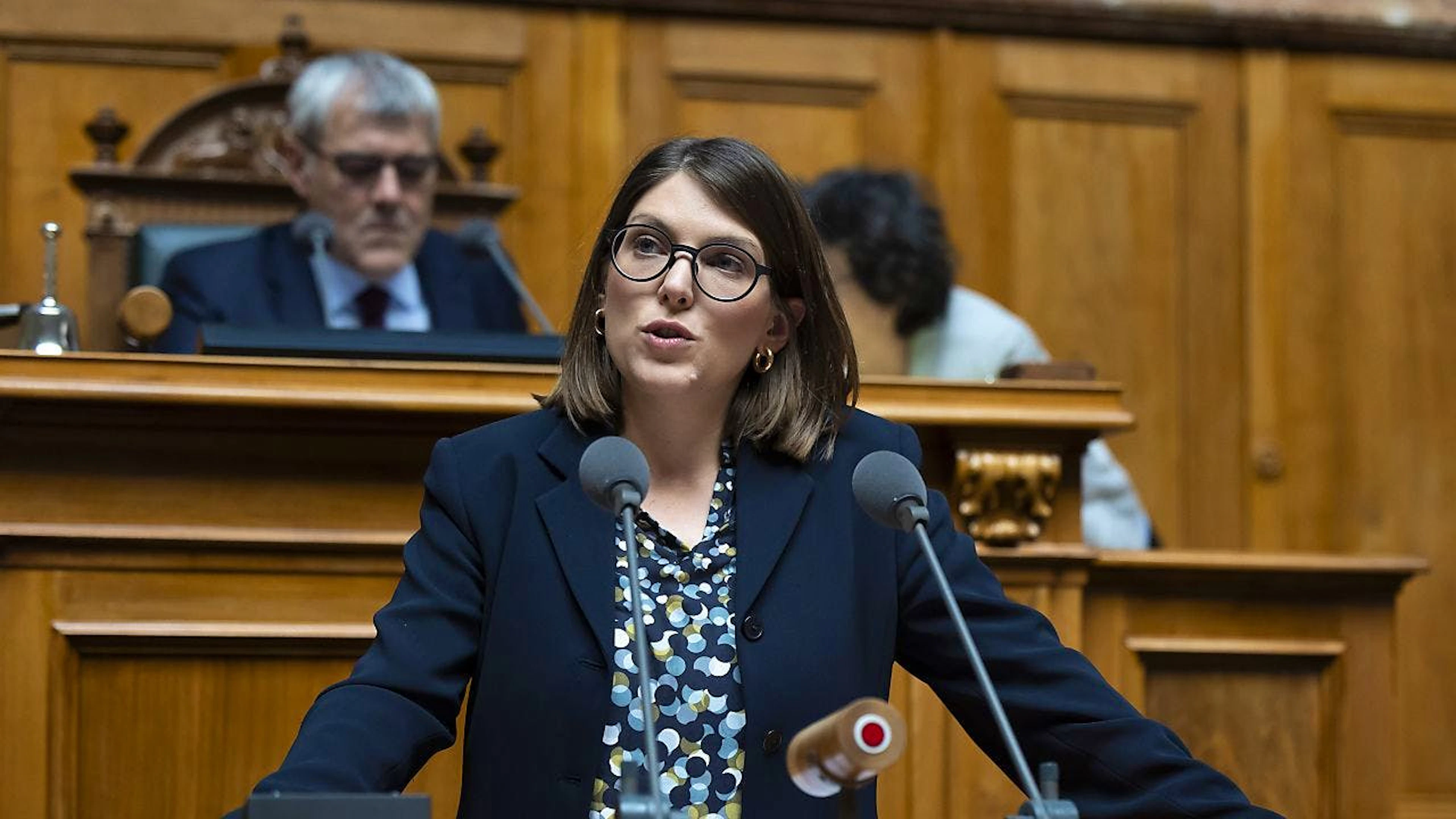 La consigliera nazionale Franziska Ryser (Verdi/SG) all'origine della mozione che chiede alla Svizzera maggiore impegno nell'applicazione delle sanzioni alla Russia.