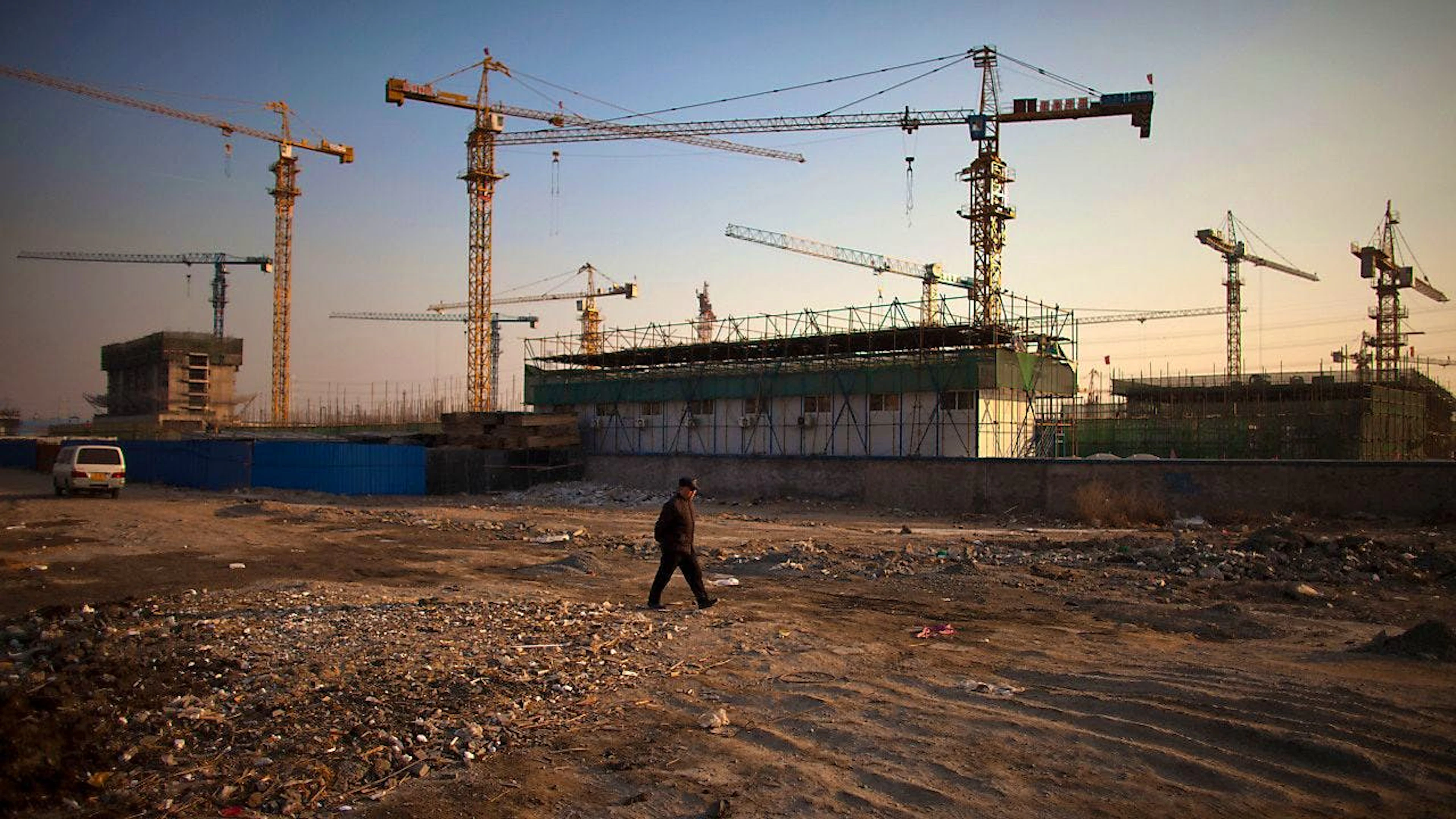 Laut einer neuen Studie sackt in der Folge des Baubooms der Boden unter vielen Städten Chinas ab.