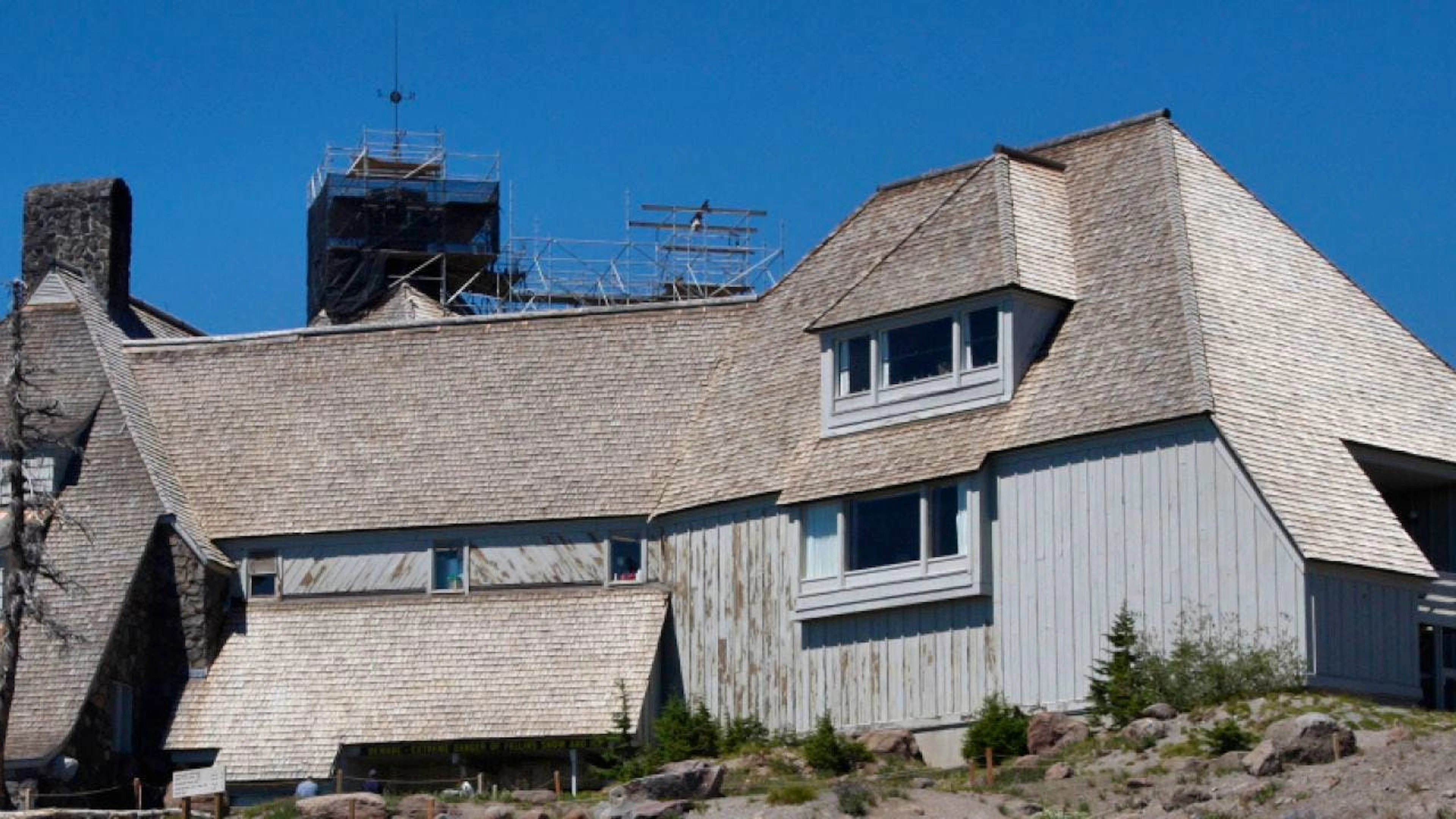 Il Timberline Lodge, l'hotel conosciuto soprattutto per il film Shining di Kubrick.