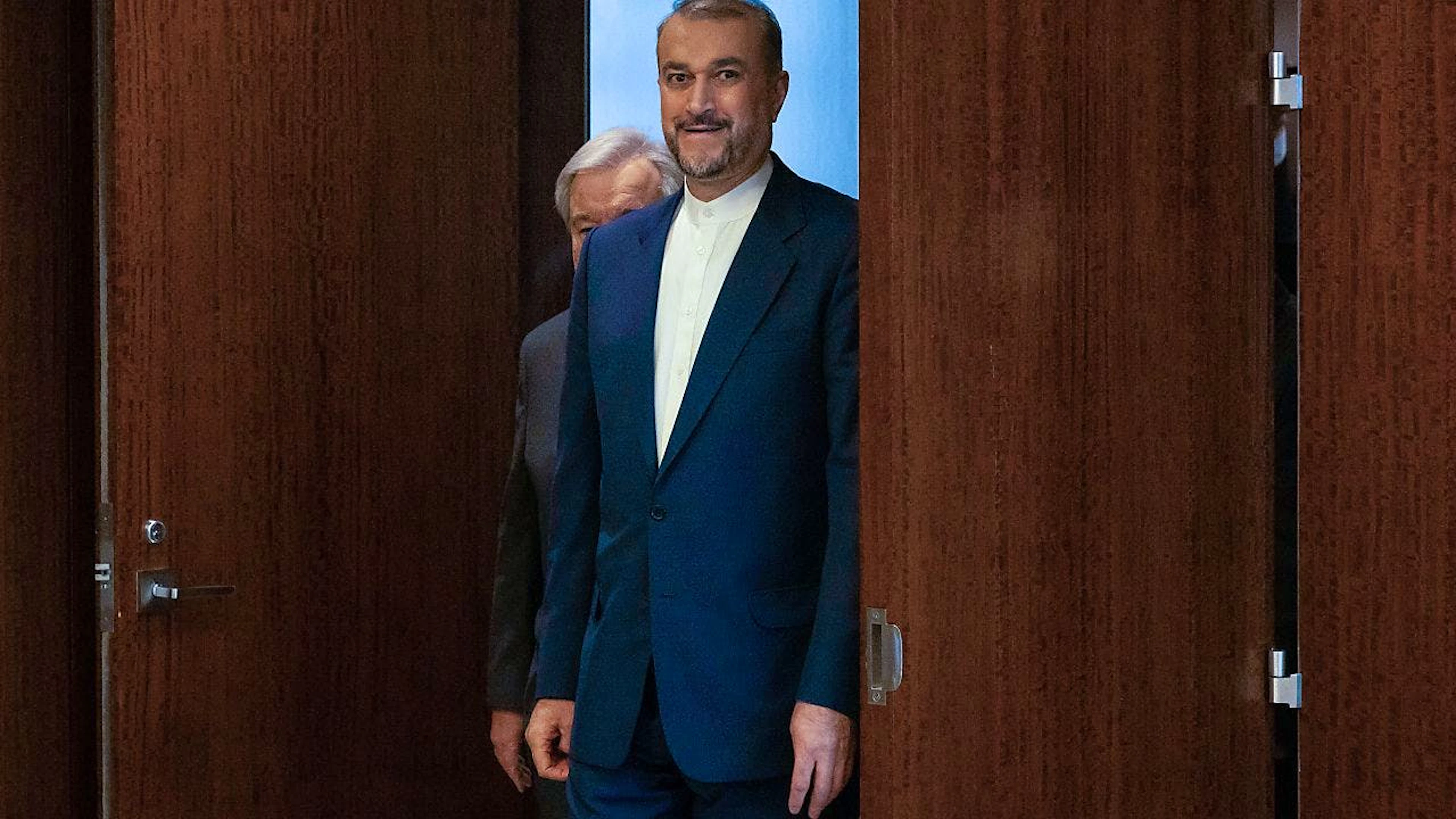 Irans Außenminister Hussein Amirabdollahian: «Krieg und militärische Spannungen nützen keiner Partei in der Region.» Foto: Yuki Iwamura/AP