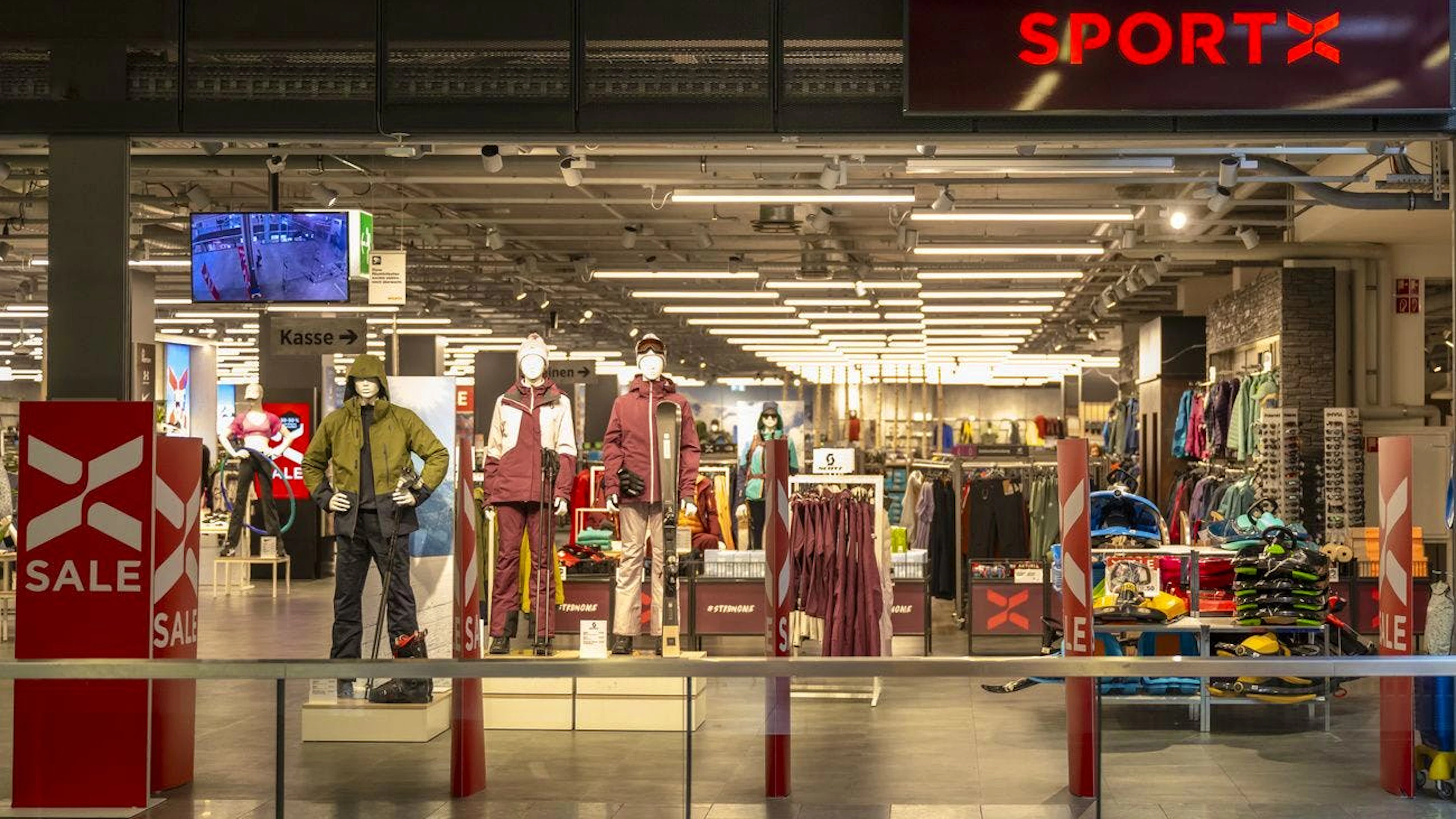 Die SportX-Filiale im Dreispitz MParc in Basel: Hier ereignete sich der Vorfall.