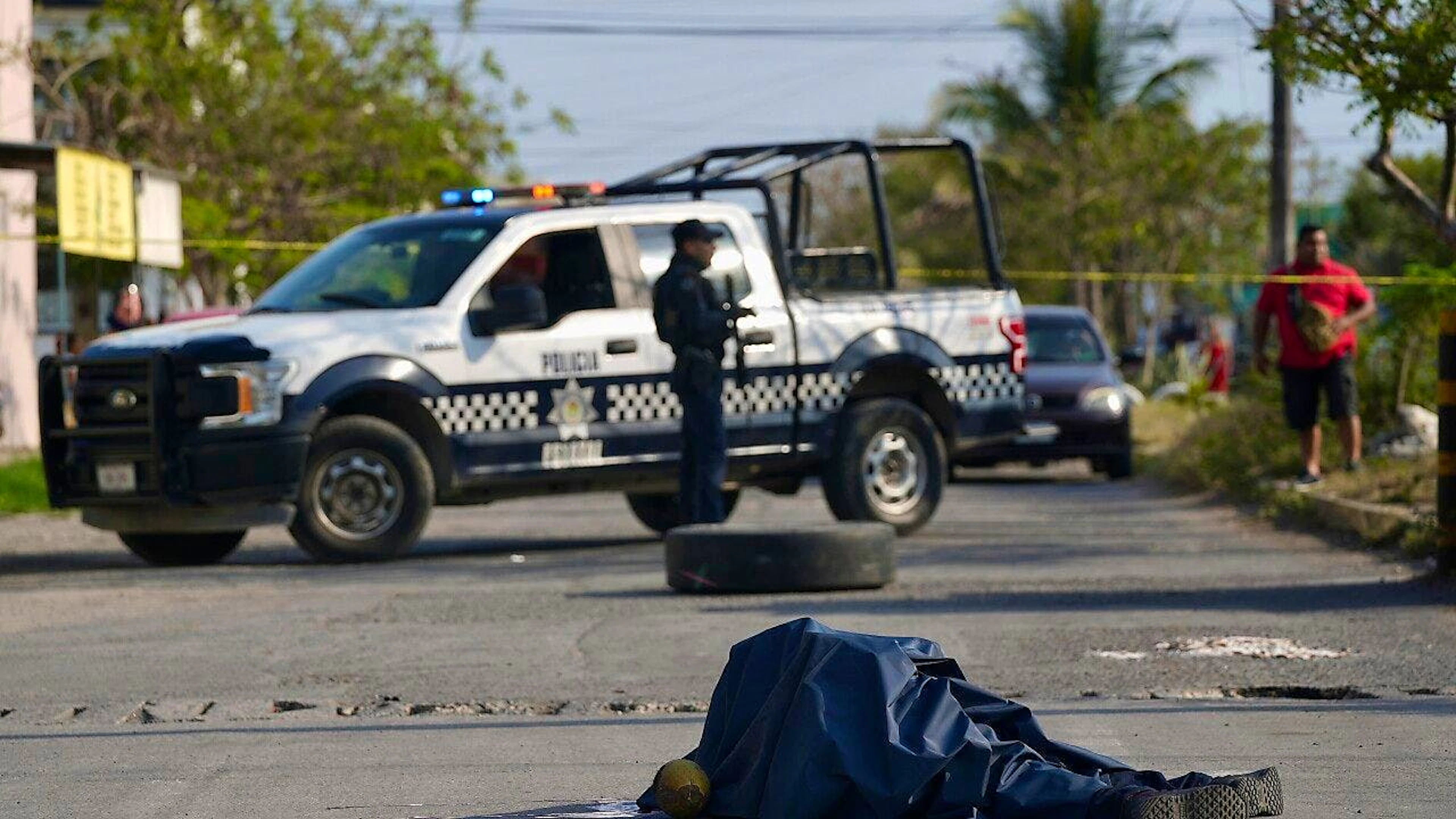 Un message présumément attribué au trafic de drogue a été retrouvé à côté des neuf corps, selon un média mexicain (cliché symbolique/Keystone archives).