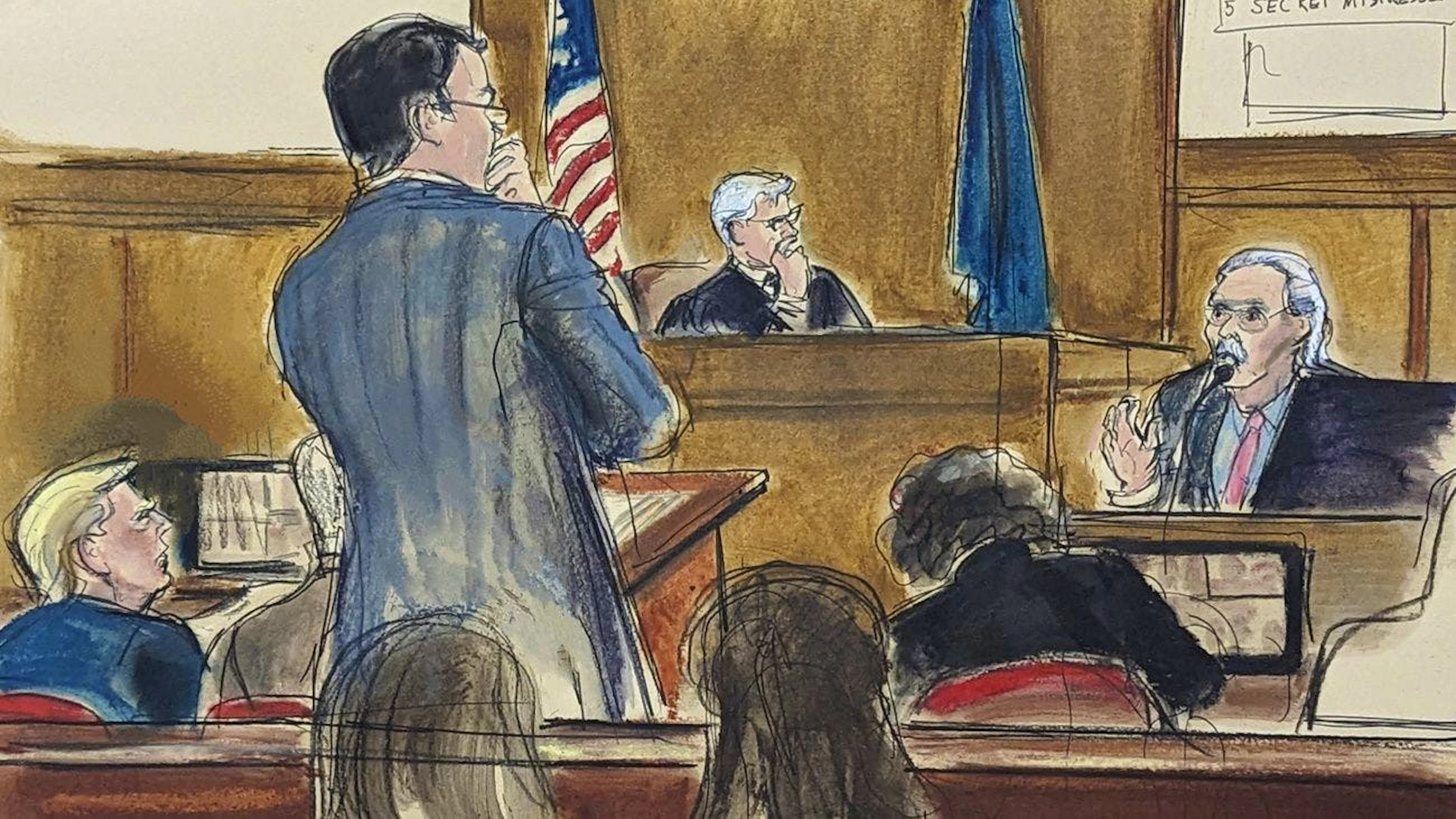 Donald Trump, à gauche, et David Pecker, à droite, se connaissent depuis 1989.