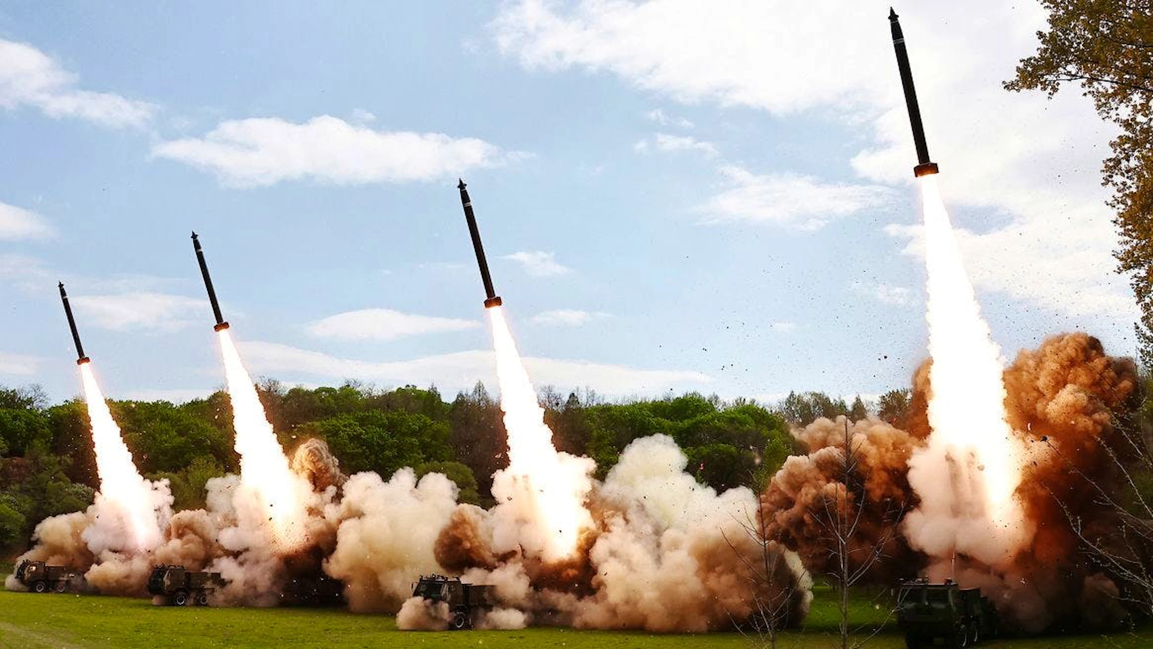 La Corée du Nord a réalisé un exercice militaire simulant «une contre-attaque nucléaire».