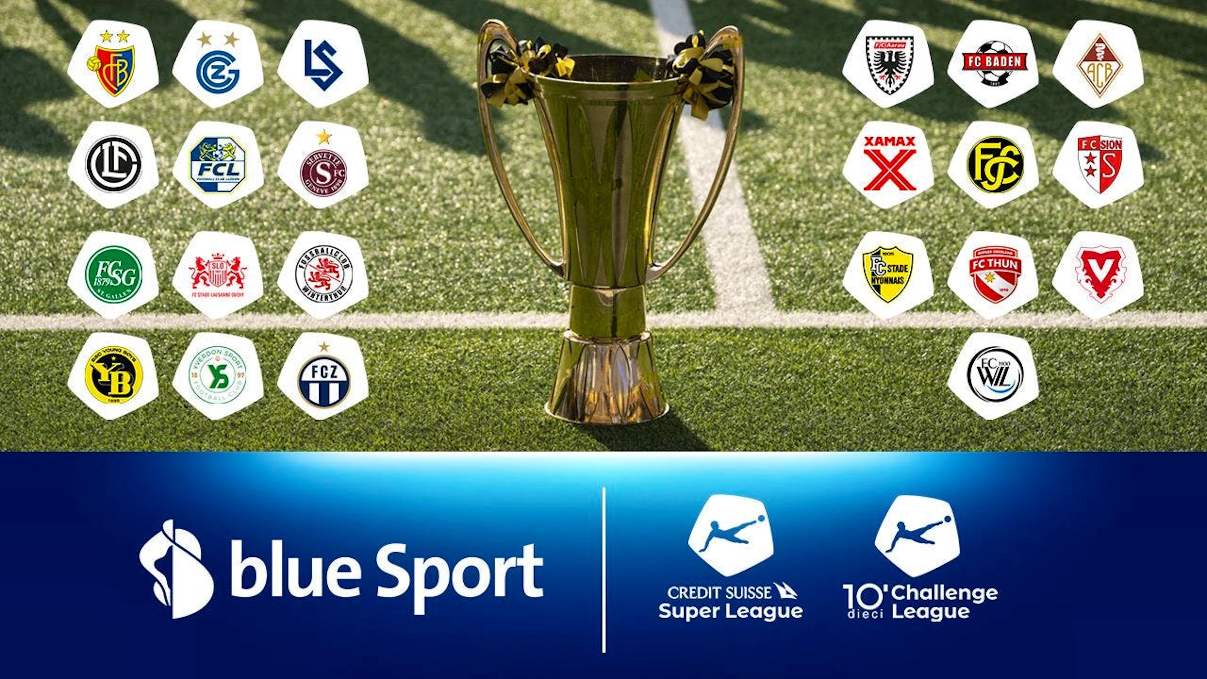 blue Sport liefert auch künftig eine umfassende und hochwertige Live-Berichterstattung der Super League und der Challenge League in Deutsch, Französisch und Italienisch.