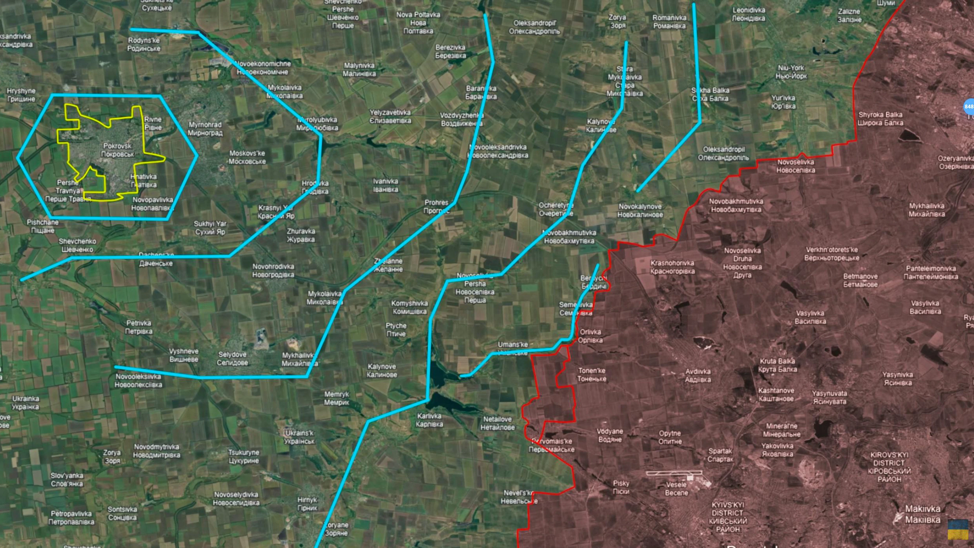 L'obiettivo principale dei russi in questa direzione di avanzata è la città industriale di Pokrovsk, che rifornisce il settore anteriore ed è protetta da ulteriori linee di difesa.