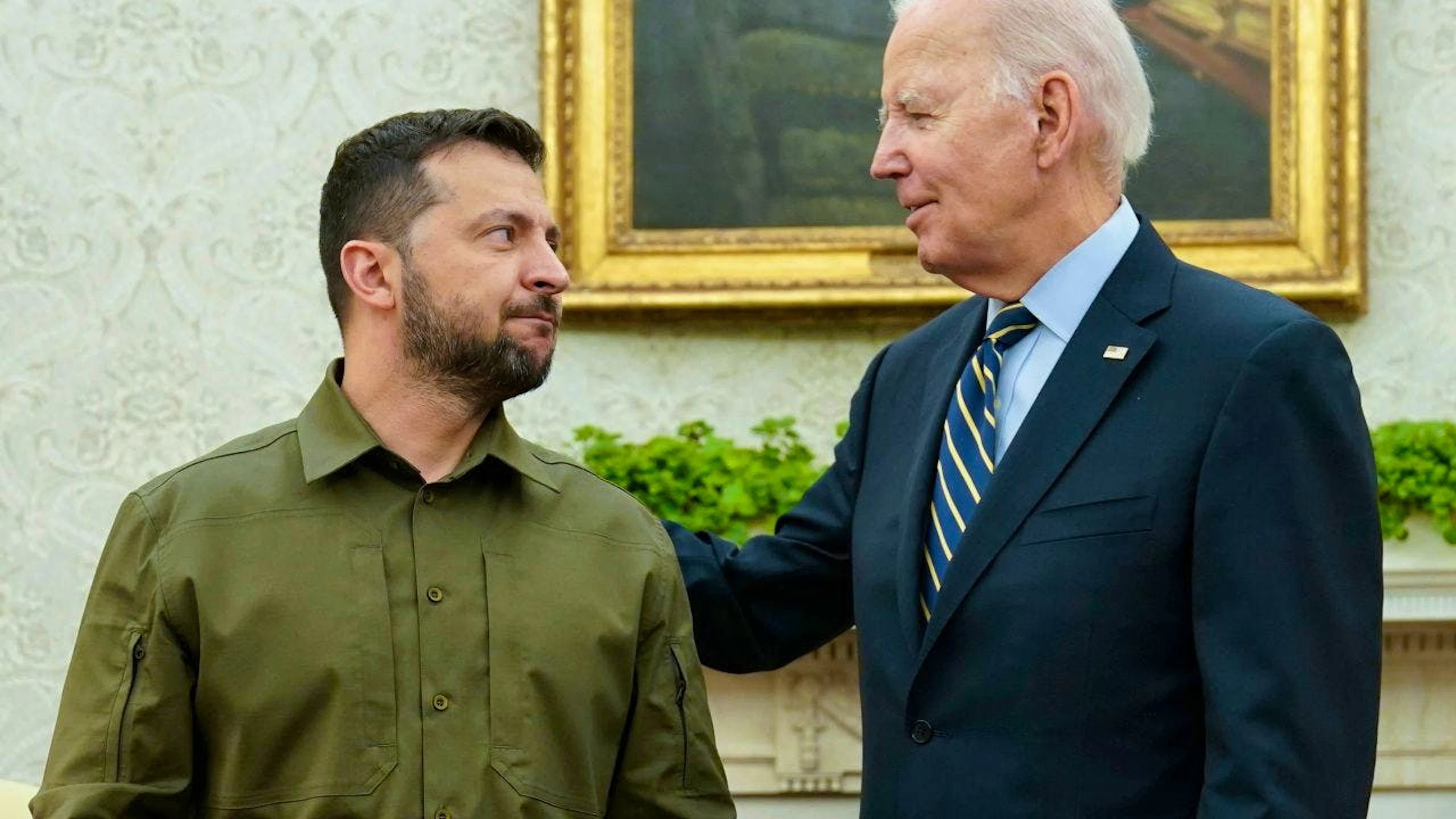ARCHIV - Die USA sind der wichtigste Unterstützer der Ukraine in ihrem Abwehrkrieg gegen Russland. Foto: Evan Vucci/AP/dpa