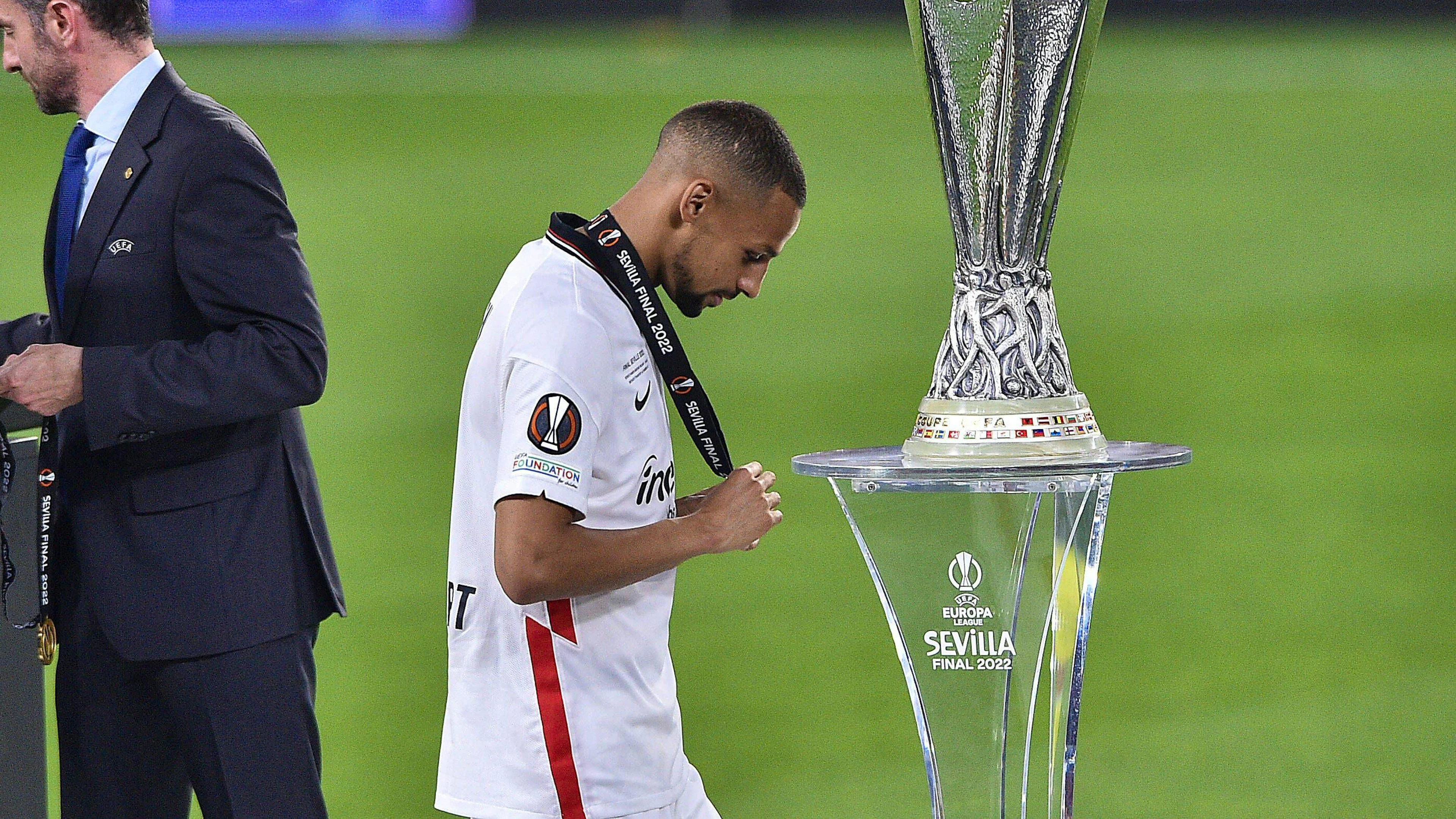Djibril Sow gewann 2022 die Europa League.