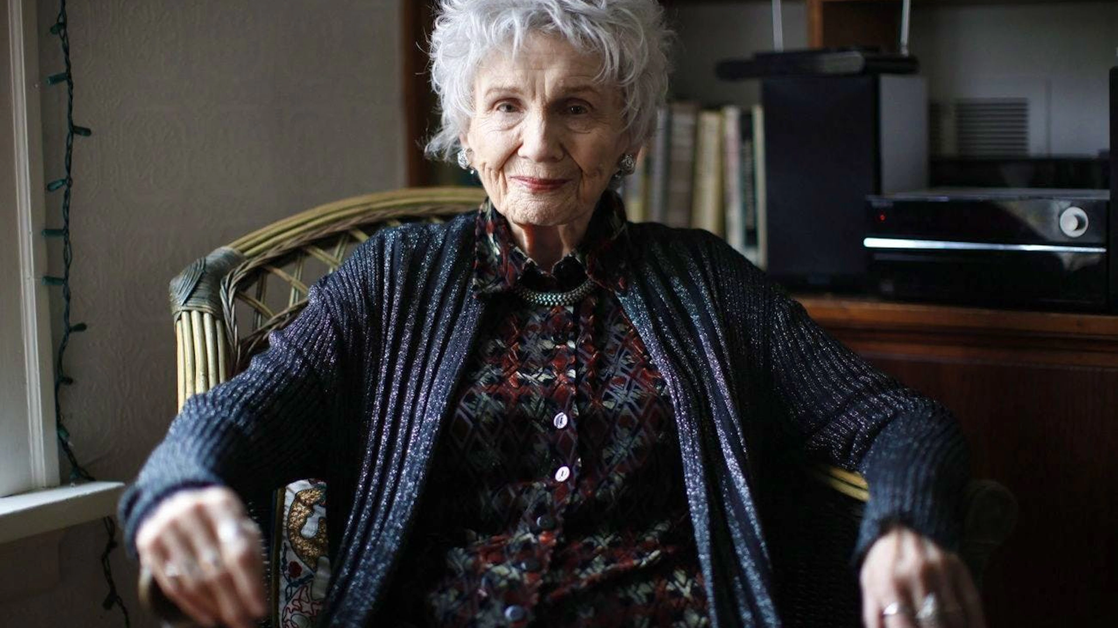 La scrittrice Alice Munro 