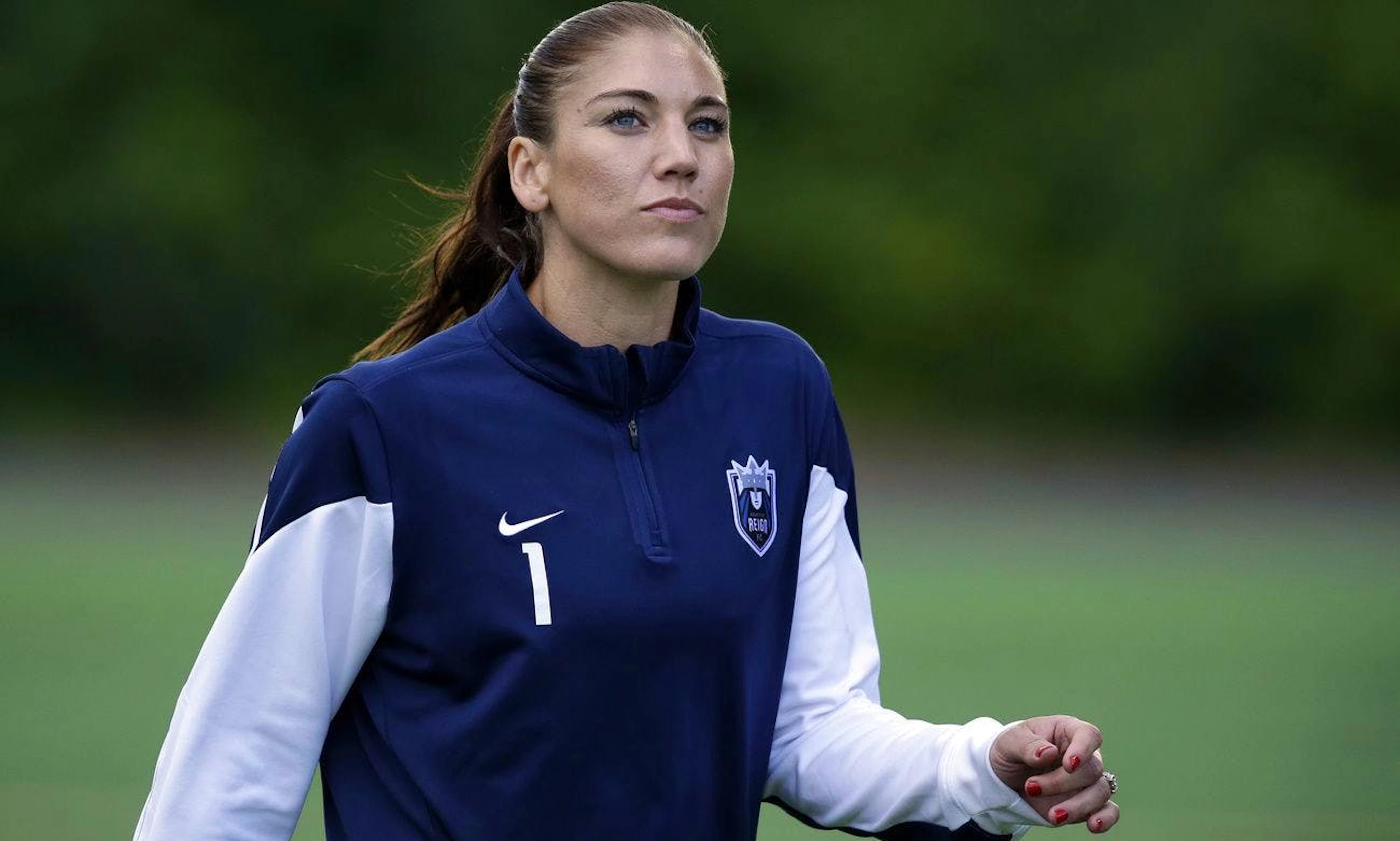 L'ex portiere della Nazionale statunitense femminile di calcio Hope Solo.