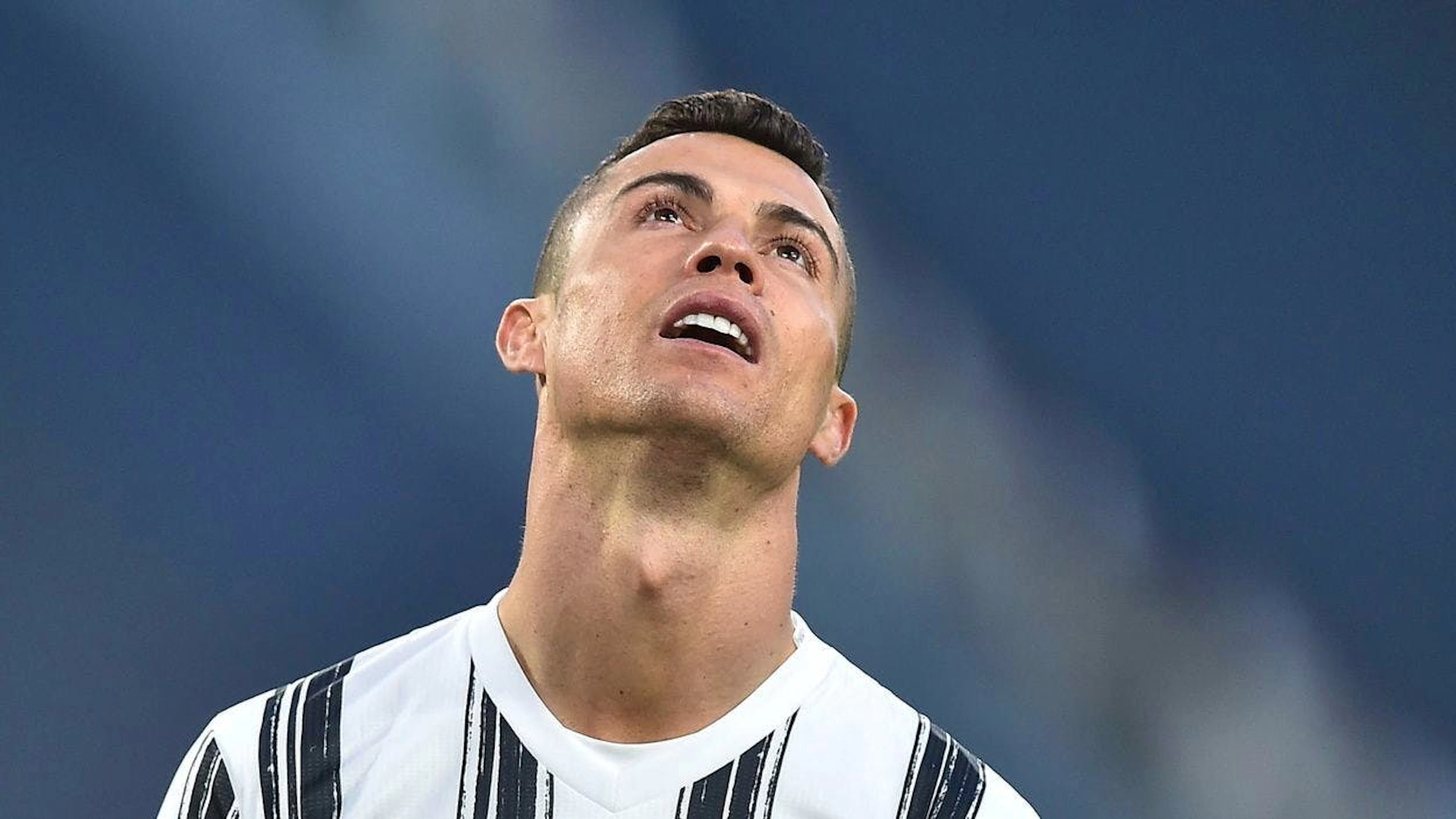 Cristiano Ronaldo con la maglia della Juventus nel 2021 