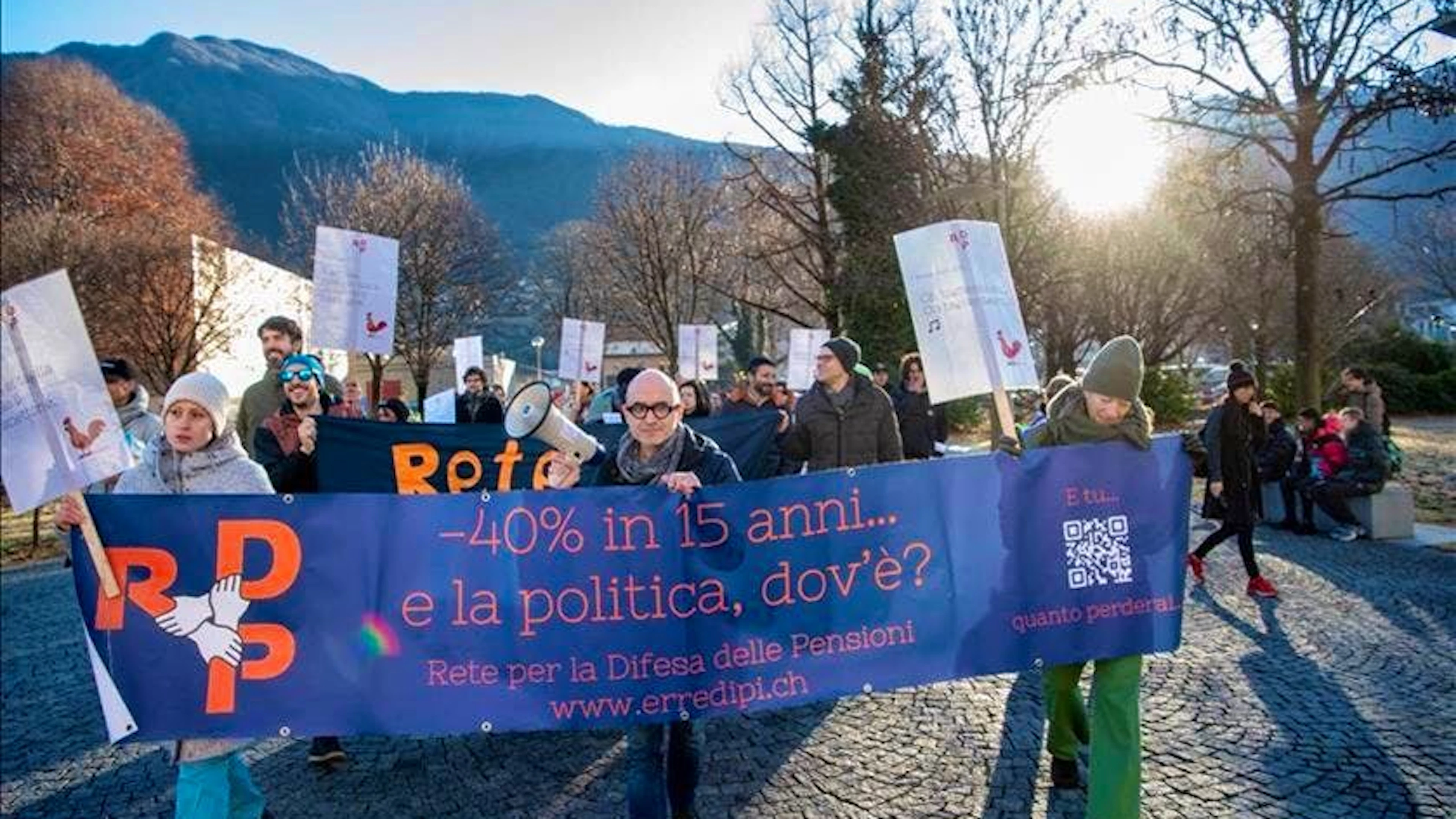 Una protesta guidata da esponenti della rete